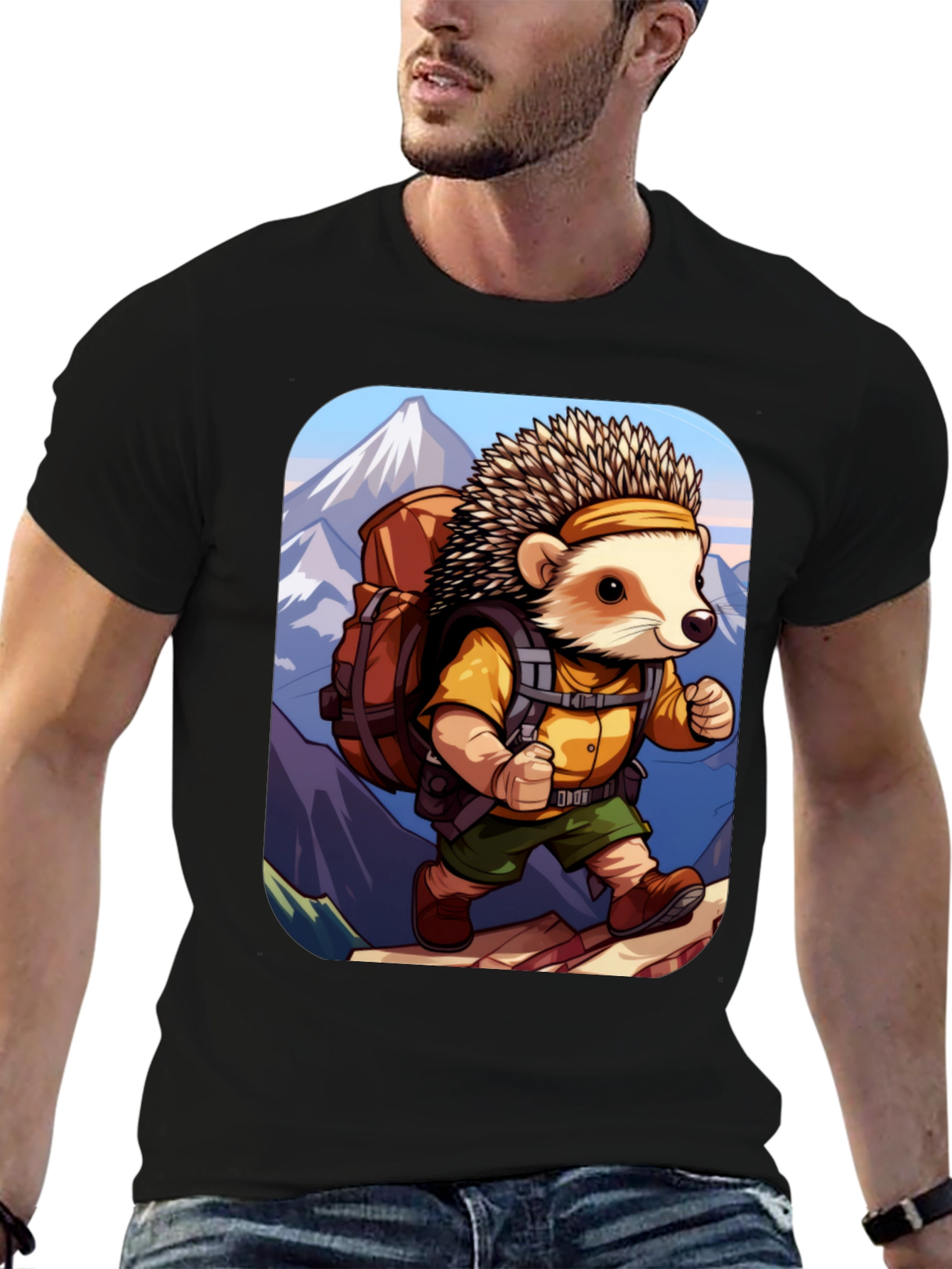 Hiking Hedgehog T-Shirt