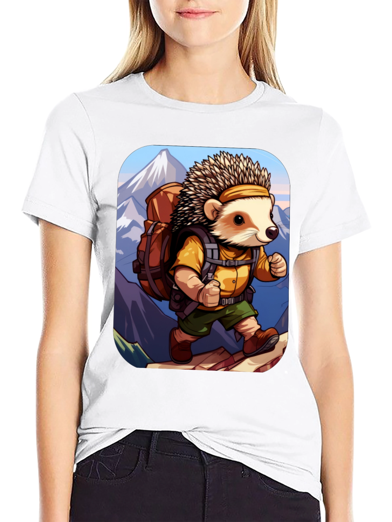 Hiking Hedgehog T-Shirt