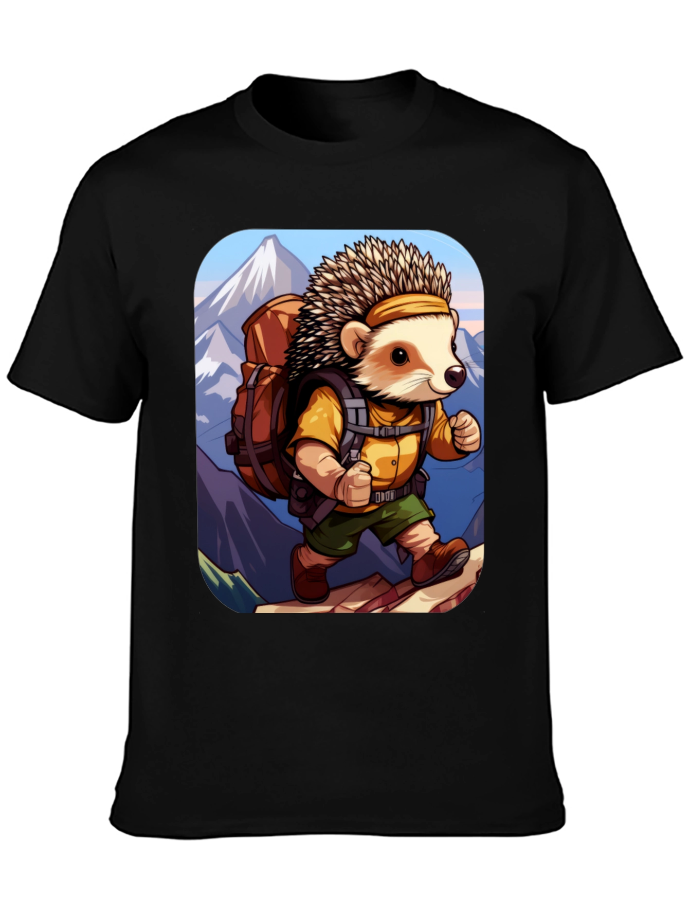 Hiking Hedgehog T-Shirt