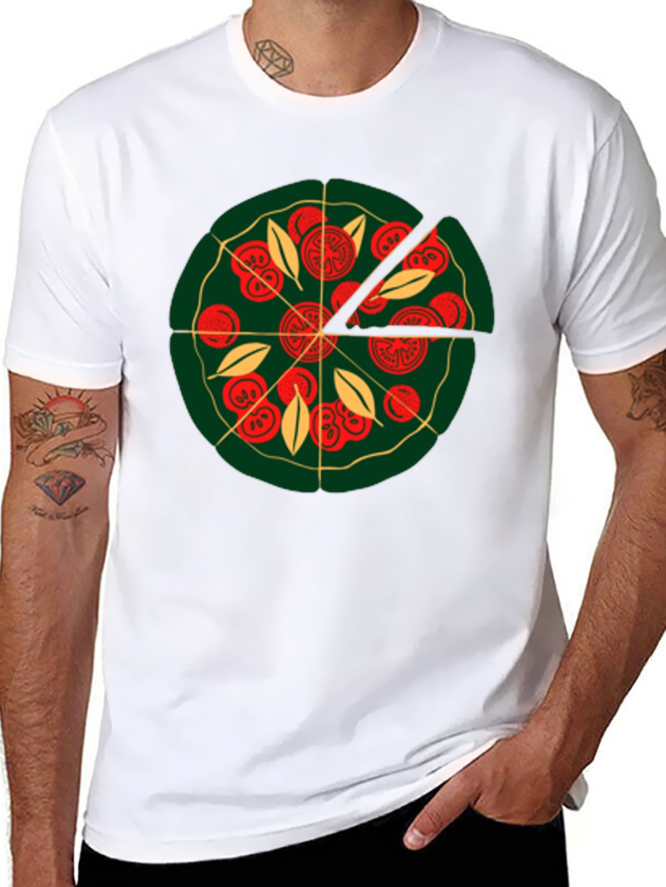 Pizza Graphic Tee - Unique Food Lovers T-Shirt