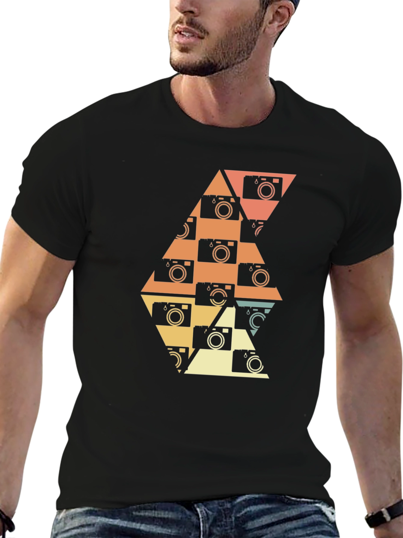 Retro Camera T-Shirt - Photographer Graphic Tee