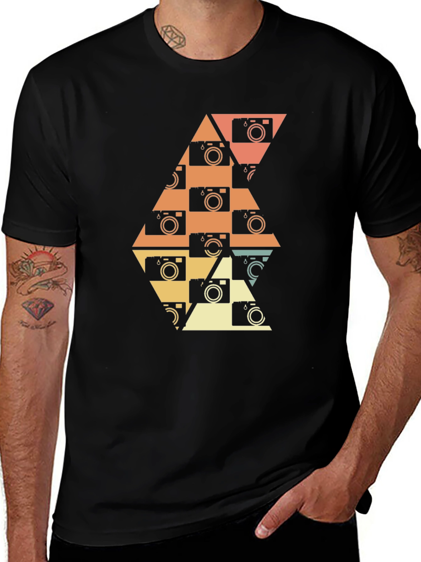 Retro Camera T-Shirt - Photographer Graphic Tee