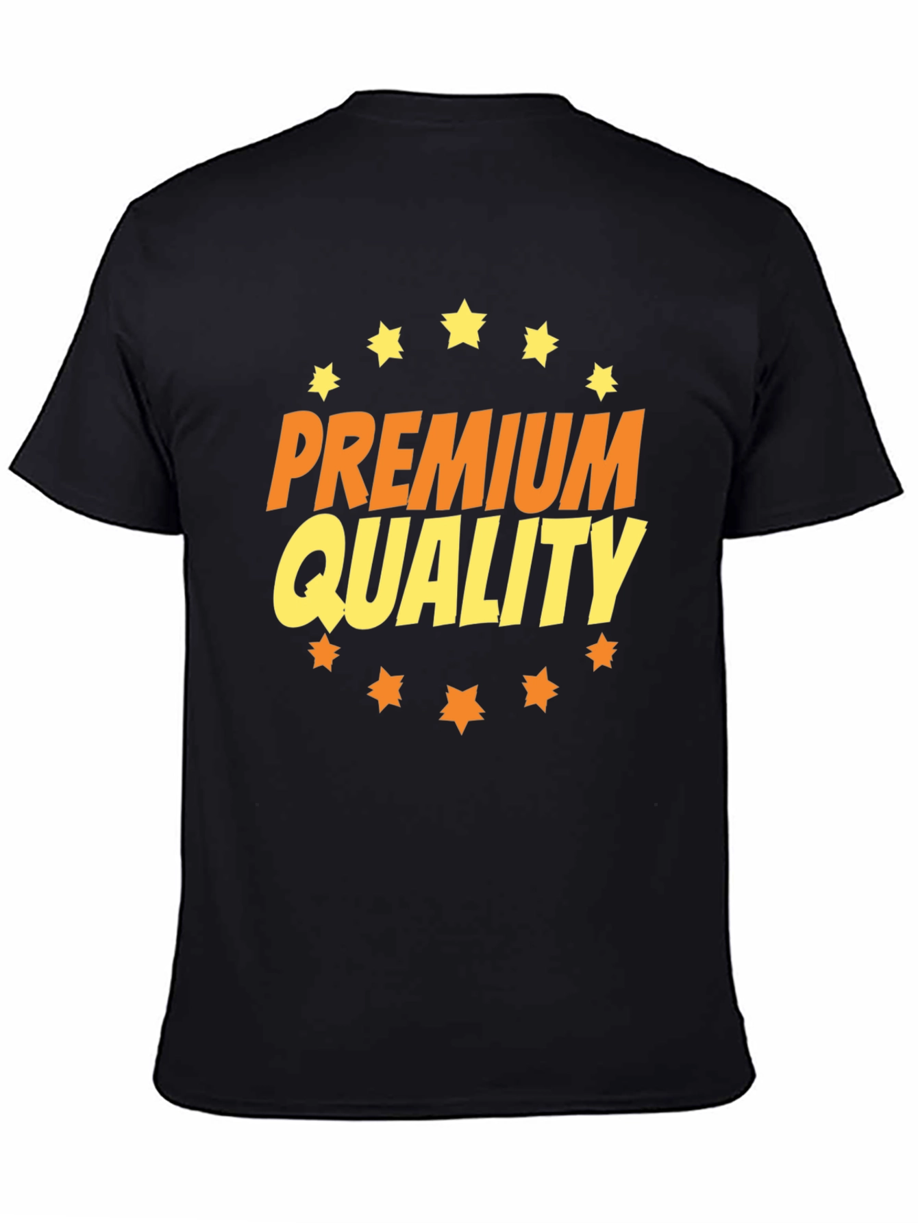 Premium Quality Graphic T-Shirt - Black