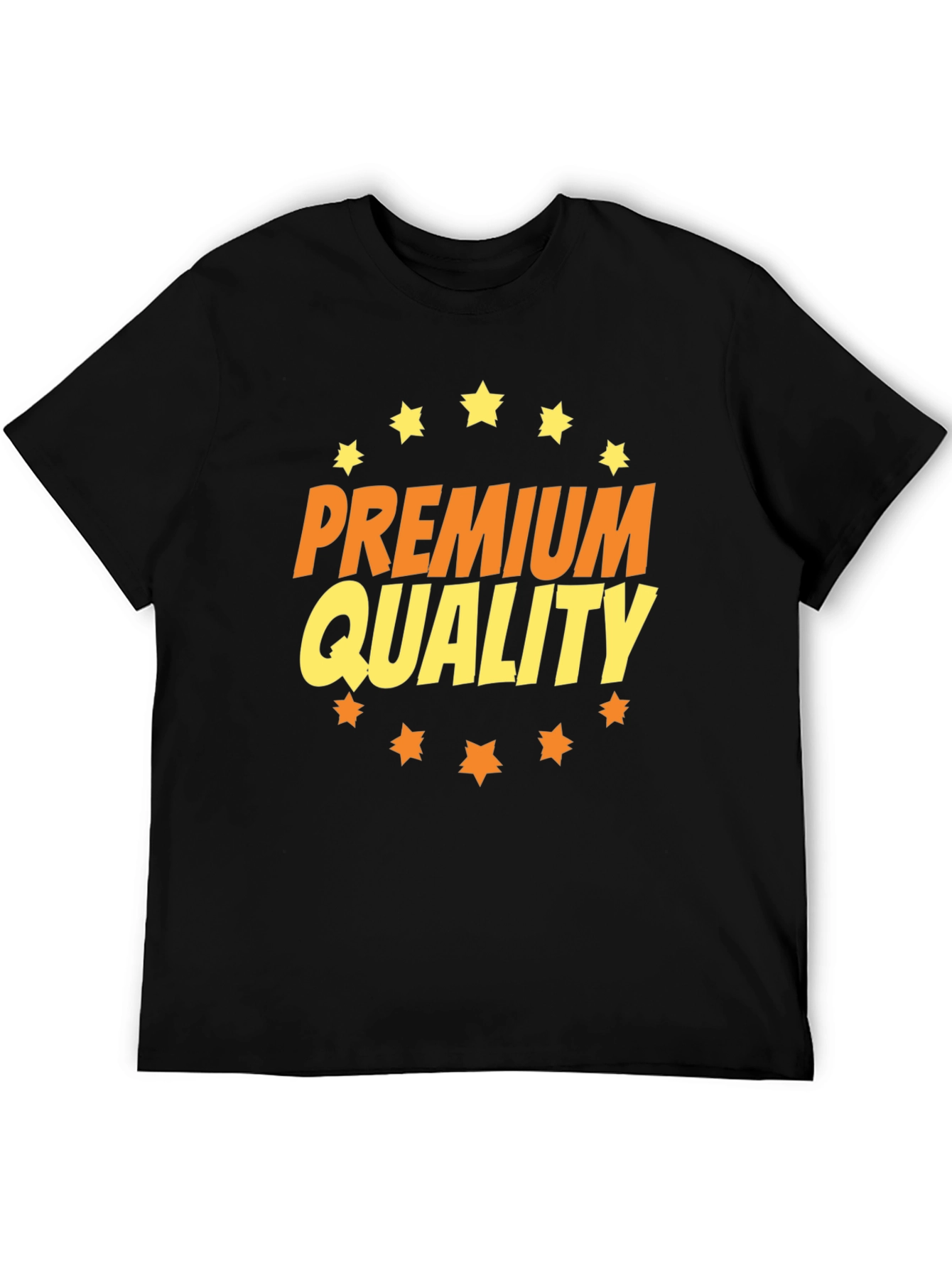 Premium Quality Graphic T-Shirt - Black