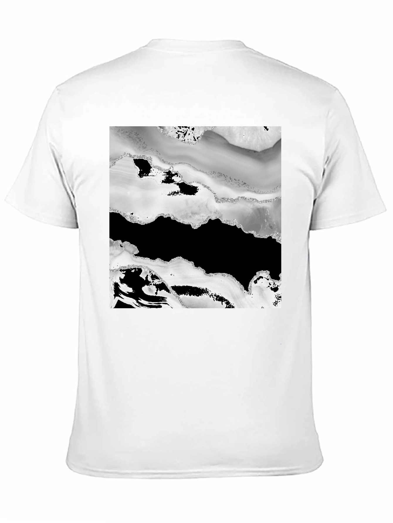 Abstract Black & White Graphic Tee