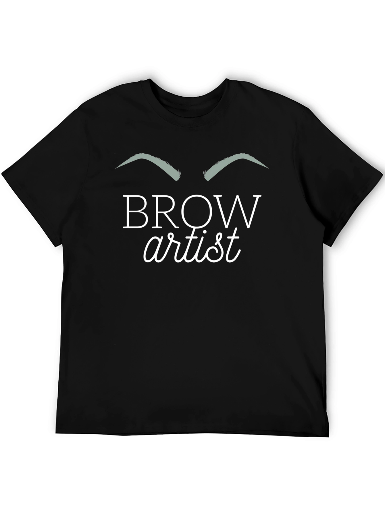 Brow Artist Graphic T-Shirt - Unisex Black Tee