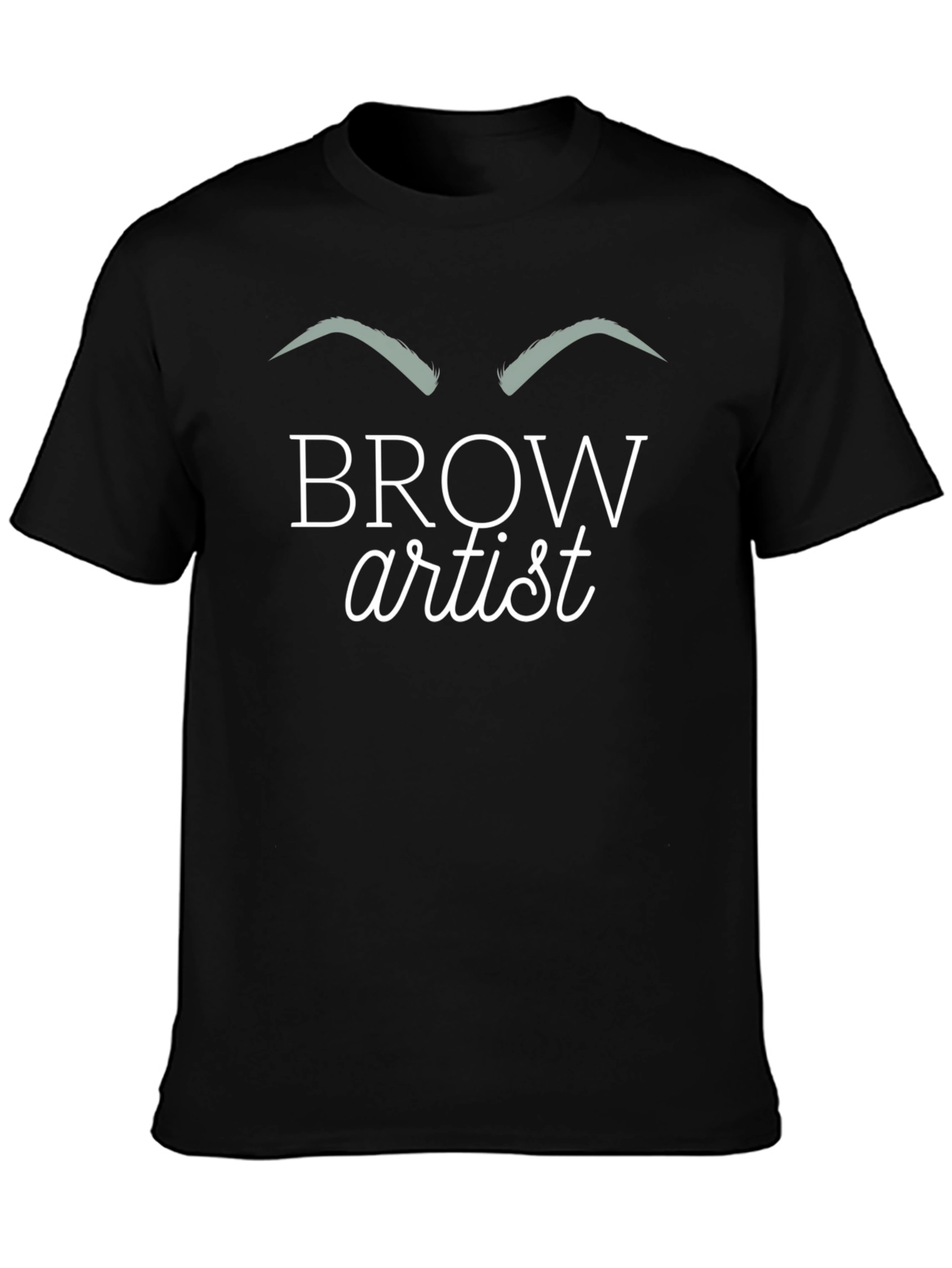 Brow Artist Graphic T-Shirt - Unisex Black Tee