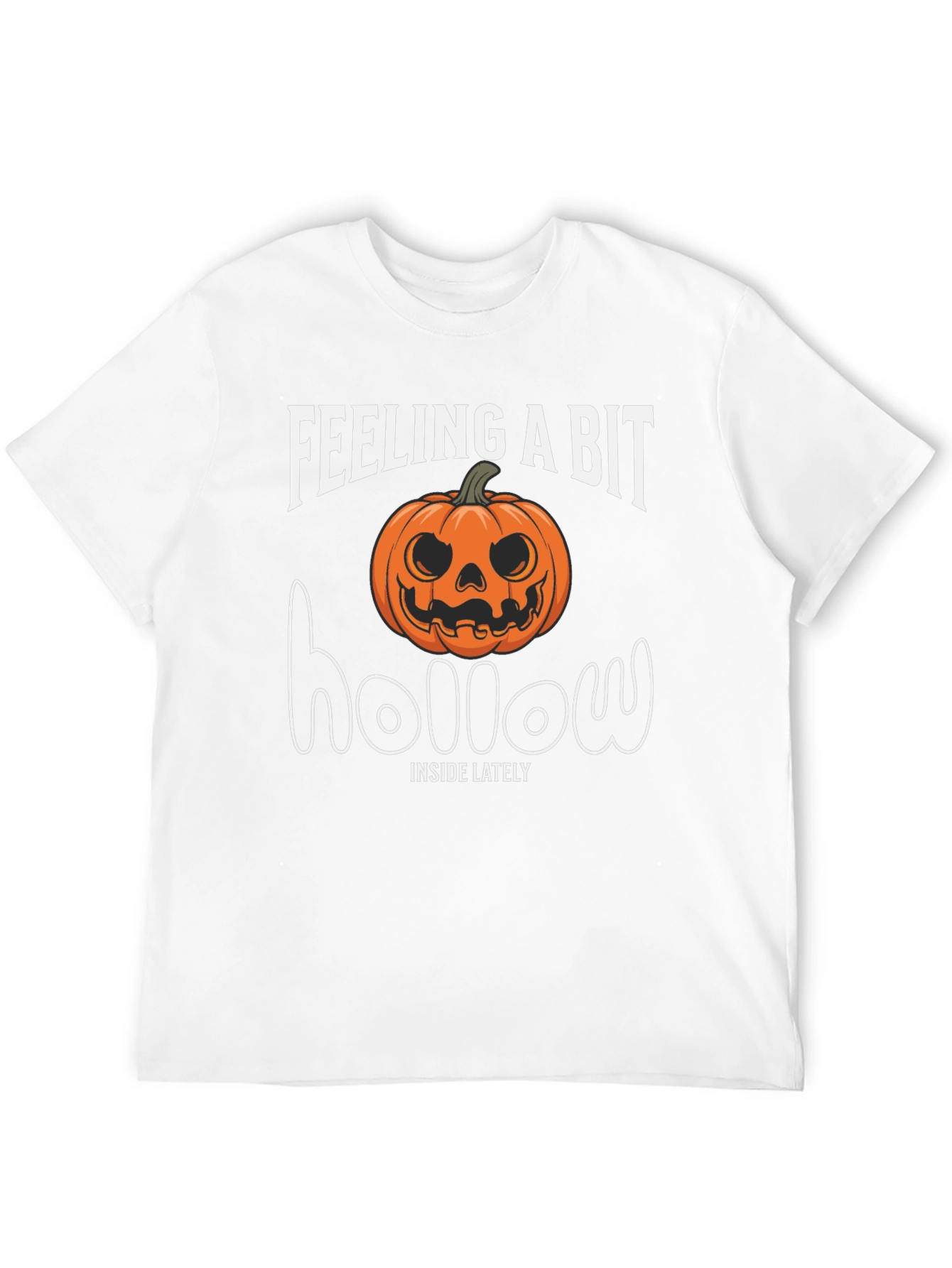 Feeling A Bit Hollow Halloween Pumpkin T-Shirt