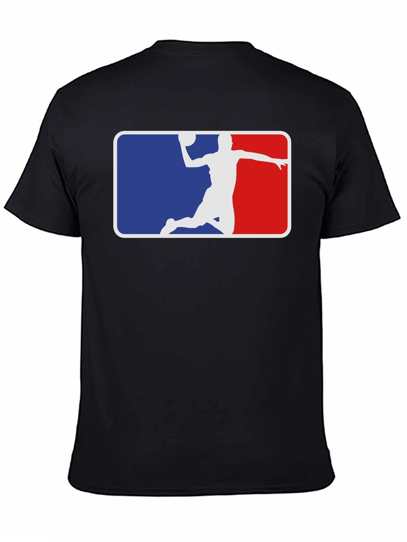 Retro Basketball Graphic Tee - Black
