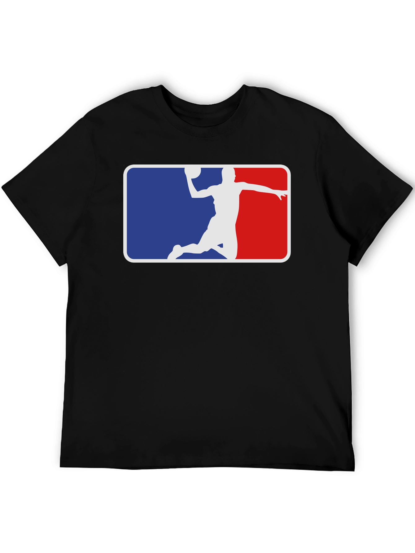 Retro Basketball Graphic Tee - Black