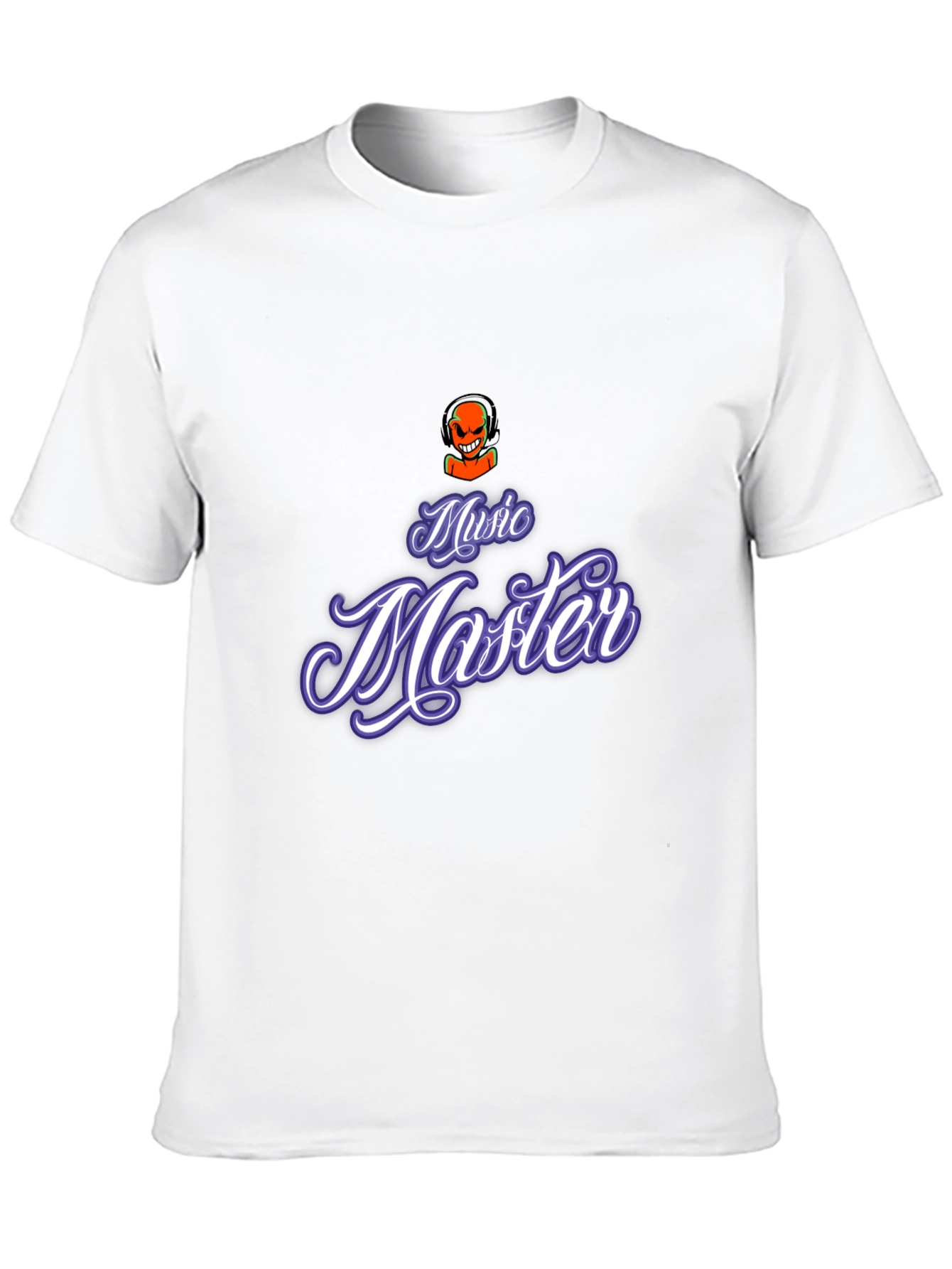 Music Master Graphic Tee - Black Cotton Comfort