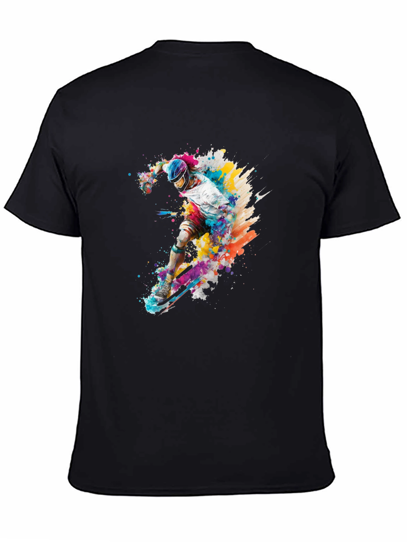 Colorful Skateboarder Graphic Tee