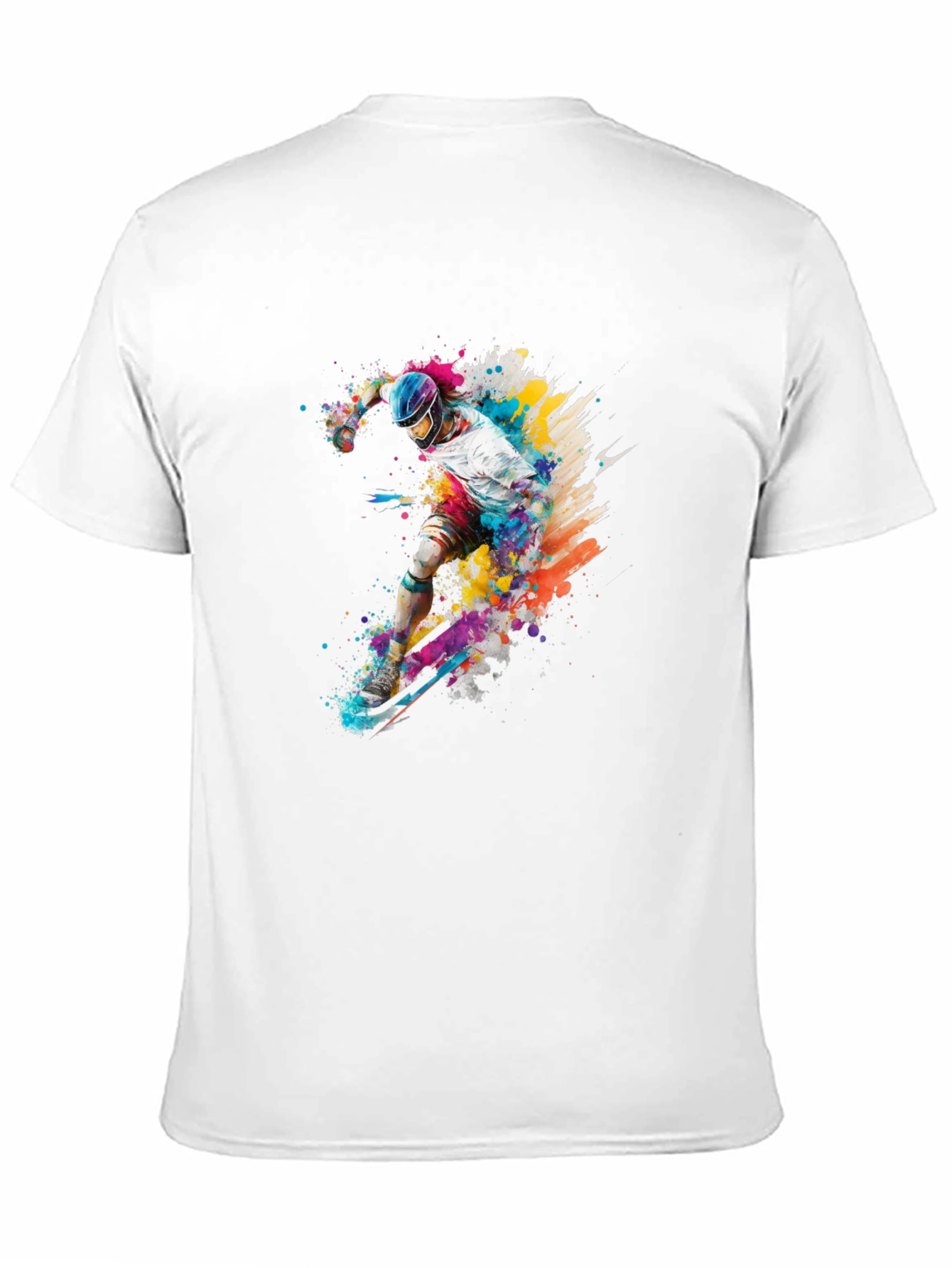 Colorful Skateboarder Graphic Tee