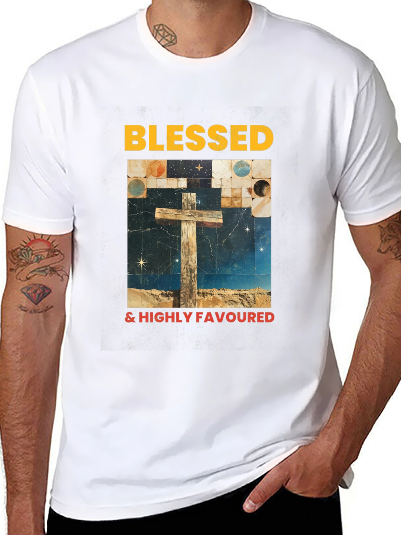 Blessed & Highly Favoured Graphic Tee