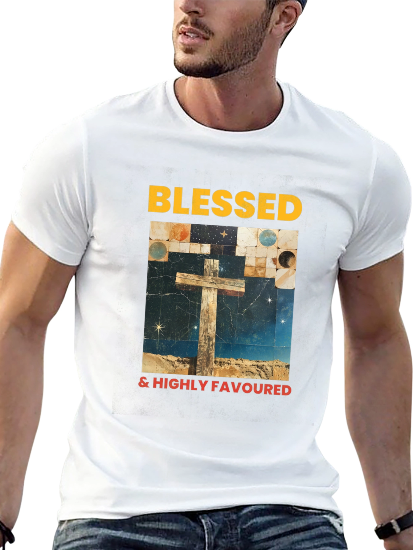Blessed & Highly Favoured Graphic Tee