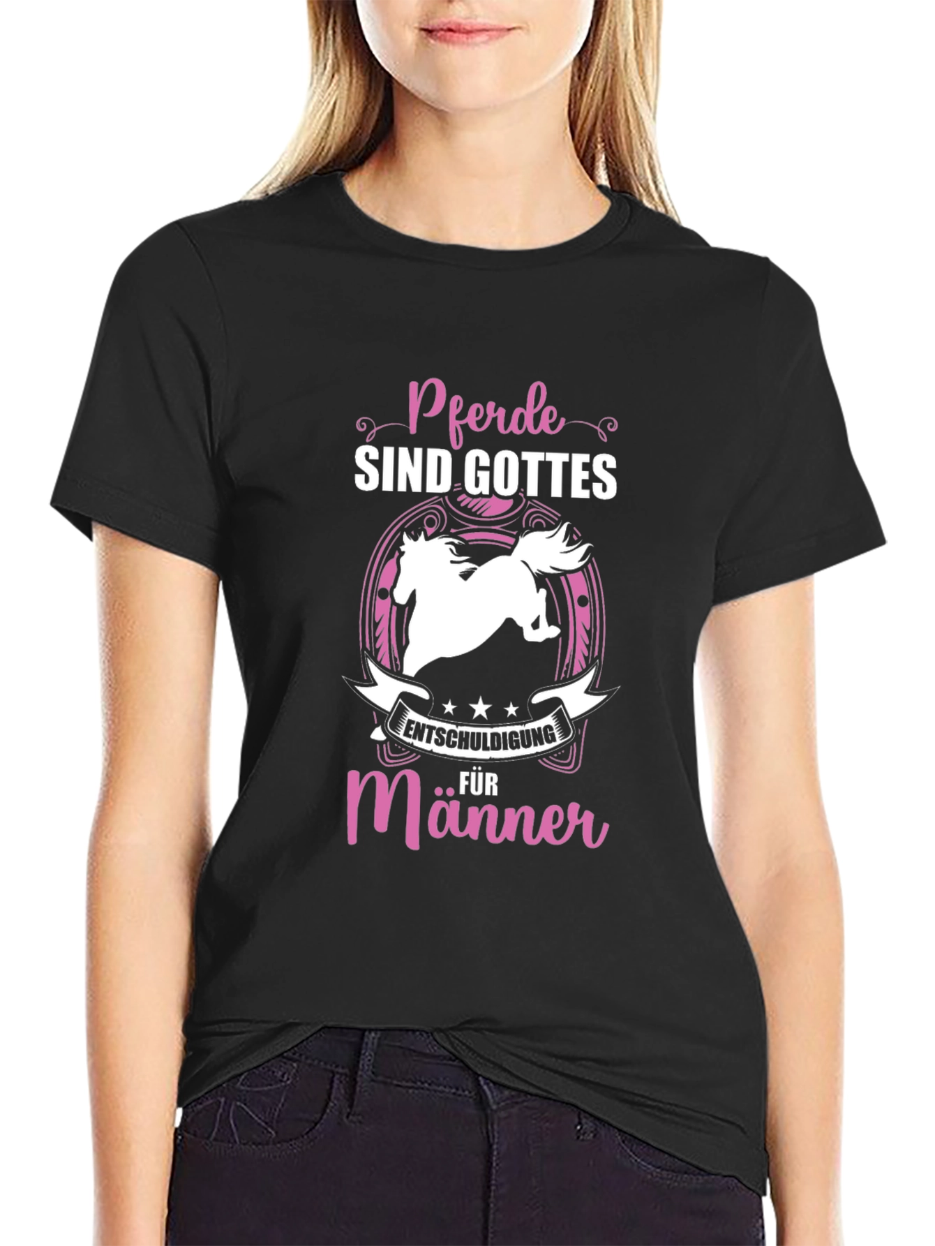 Horse Lover T-Shirt - German Text Design