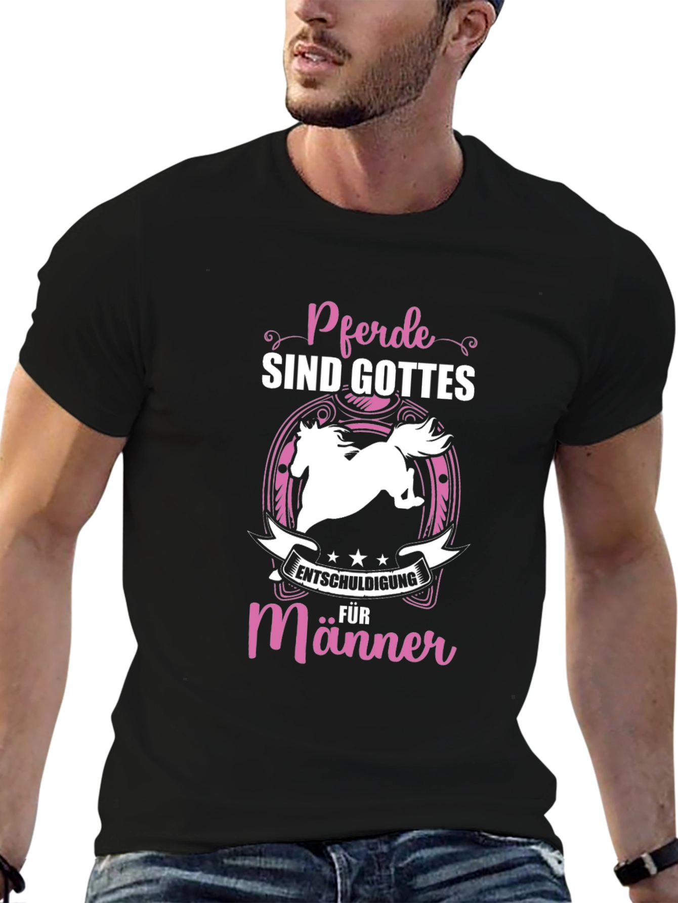 Horse Lover T-Shirt - German Text Design