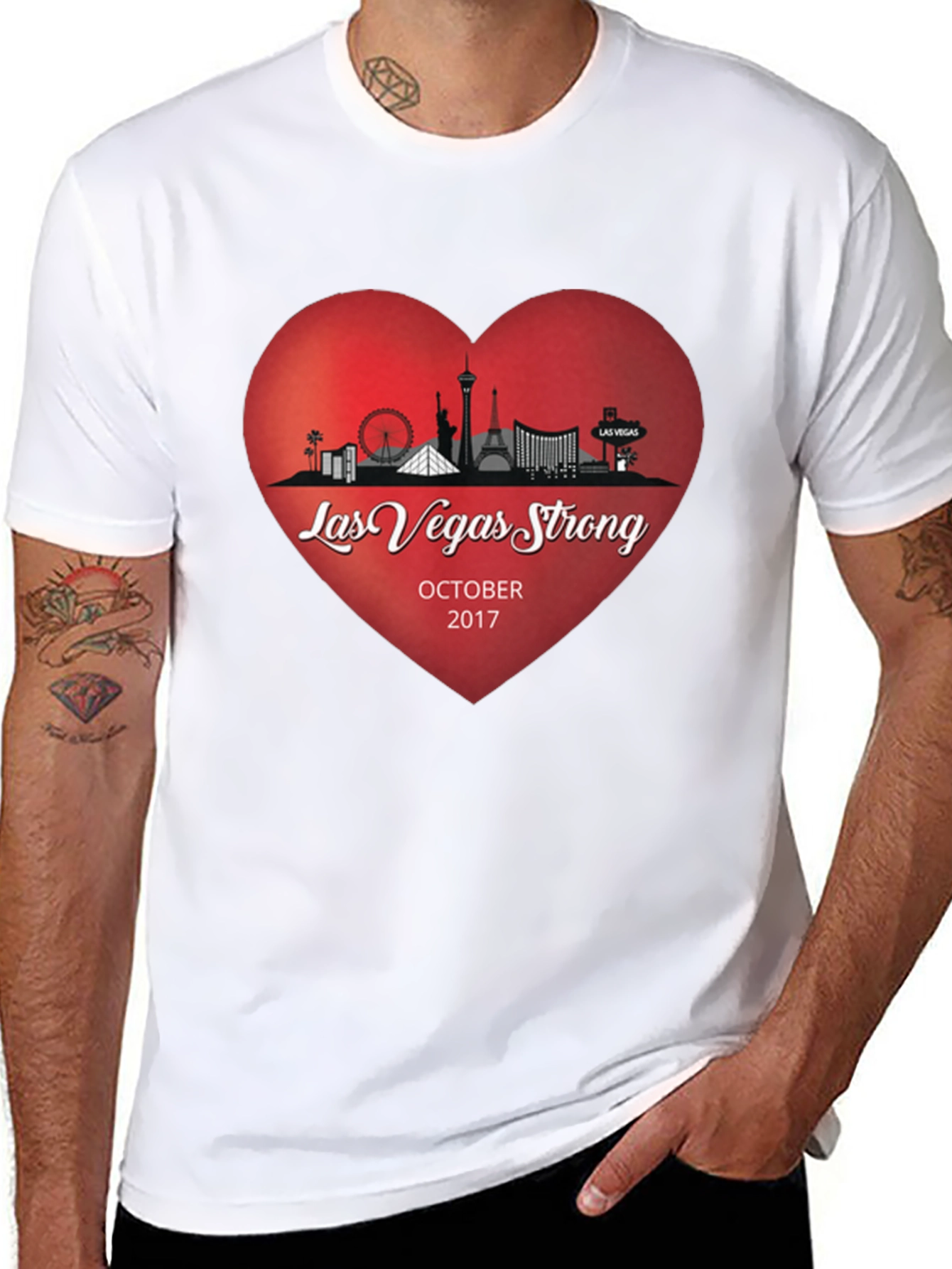 Las Vegas Strong Memorial Graphic T-Shirt