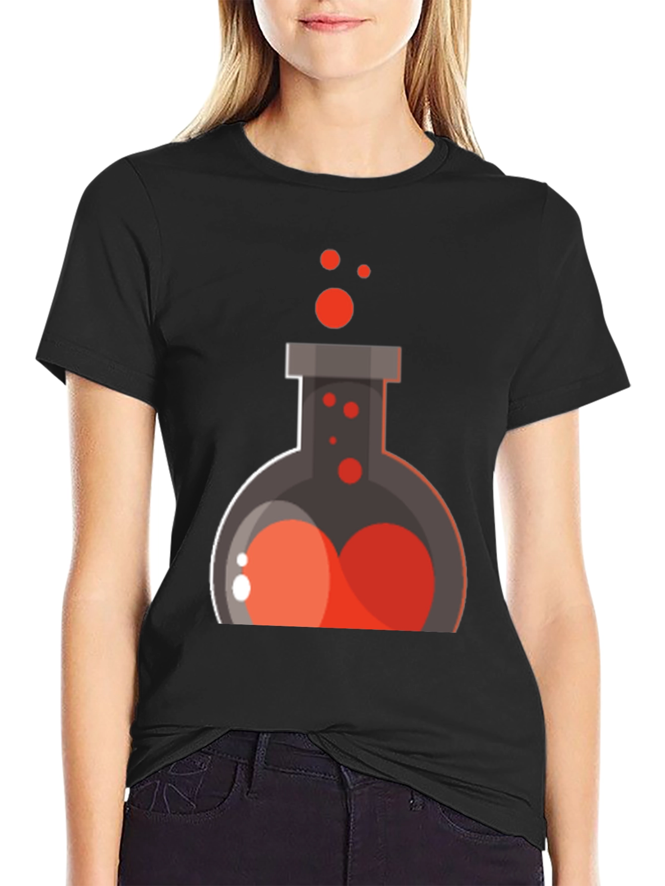 Potion Graphic Tee - Black Chemistry T-Shirt