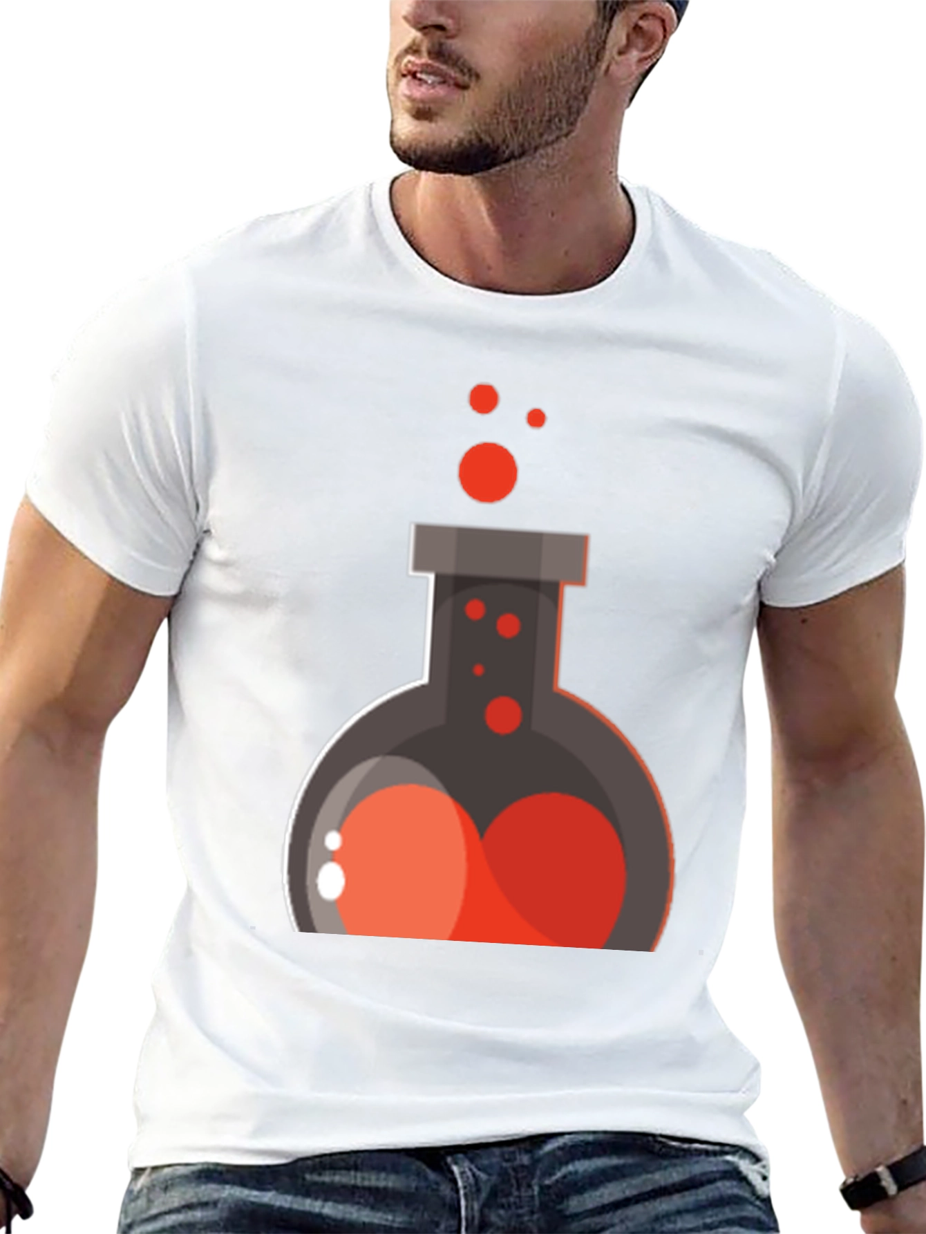Potion Graphic Tee - Black Chemistry T-Shirt
