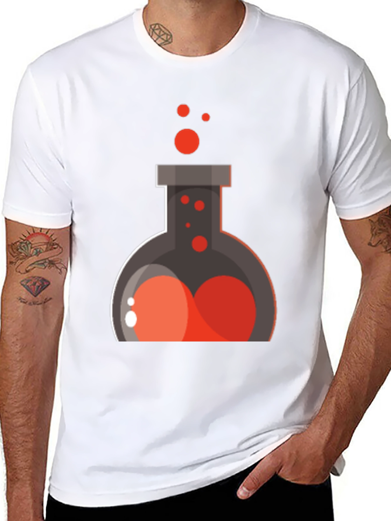 Potion Graphic Tee - Black Chemistry T-Shirt