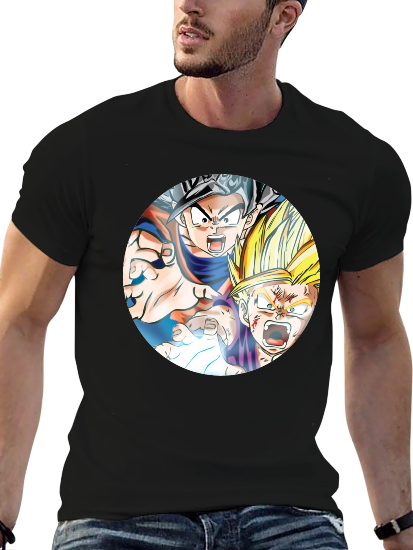 Dragon Ball Z Goku & Gohan Black T-Shirt