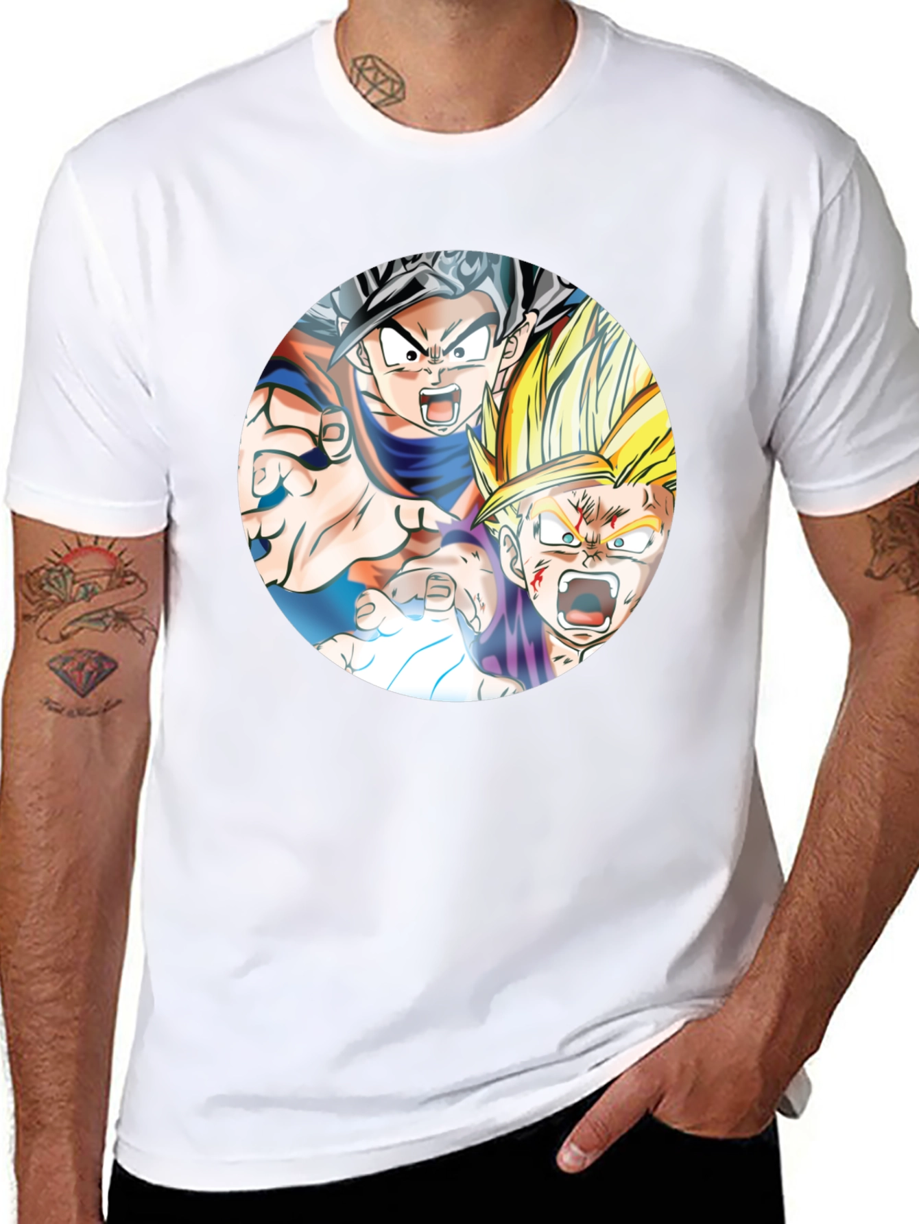 Dragon Ball Z Goku & Gohan Black T-Shirt