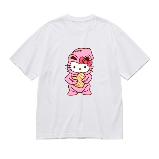 Creative Abstract Art Pattern Plus Size Women Casual Tee