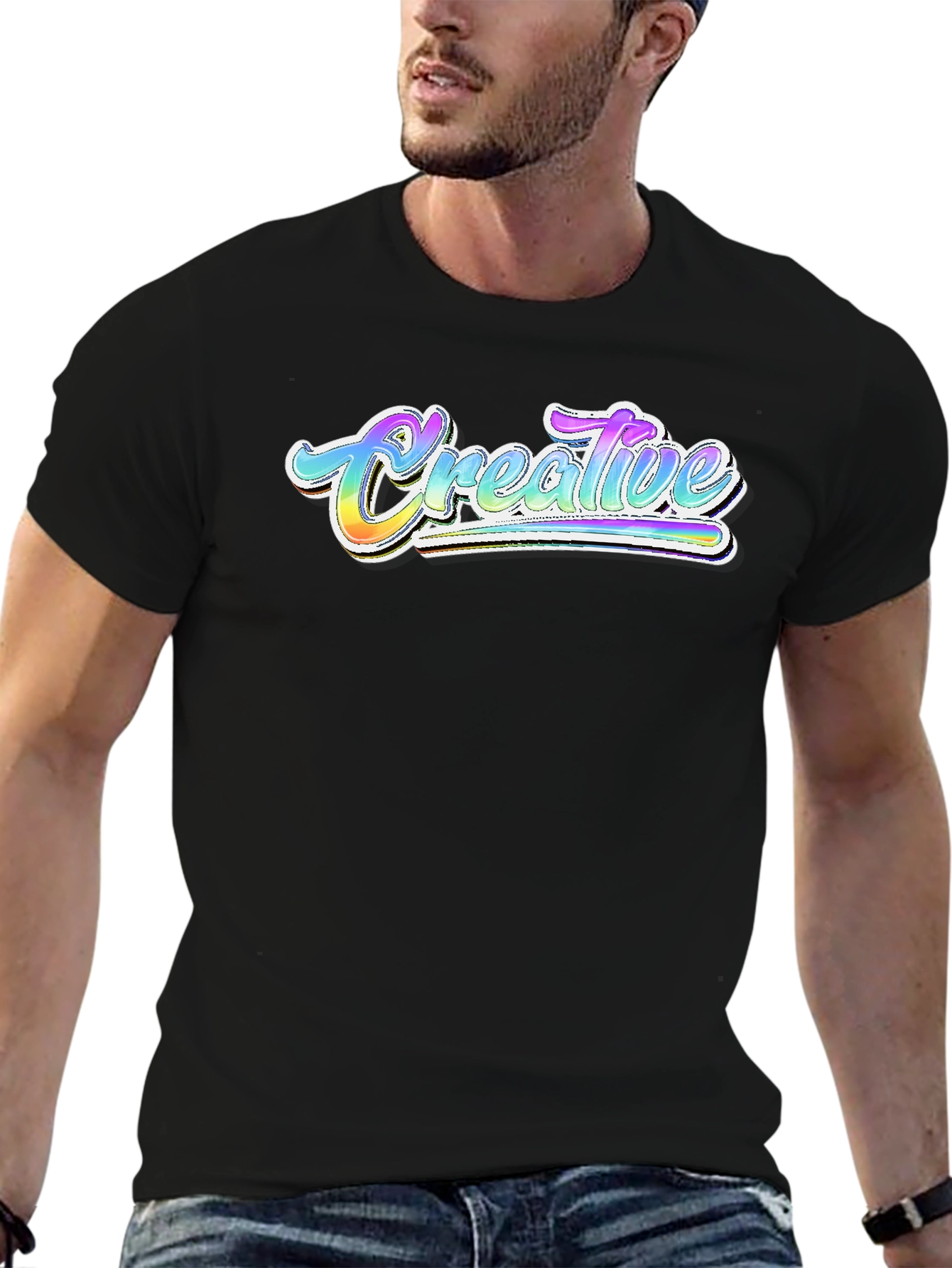 Creative Graphic T-Shirt - Soft Cotton Blend