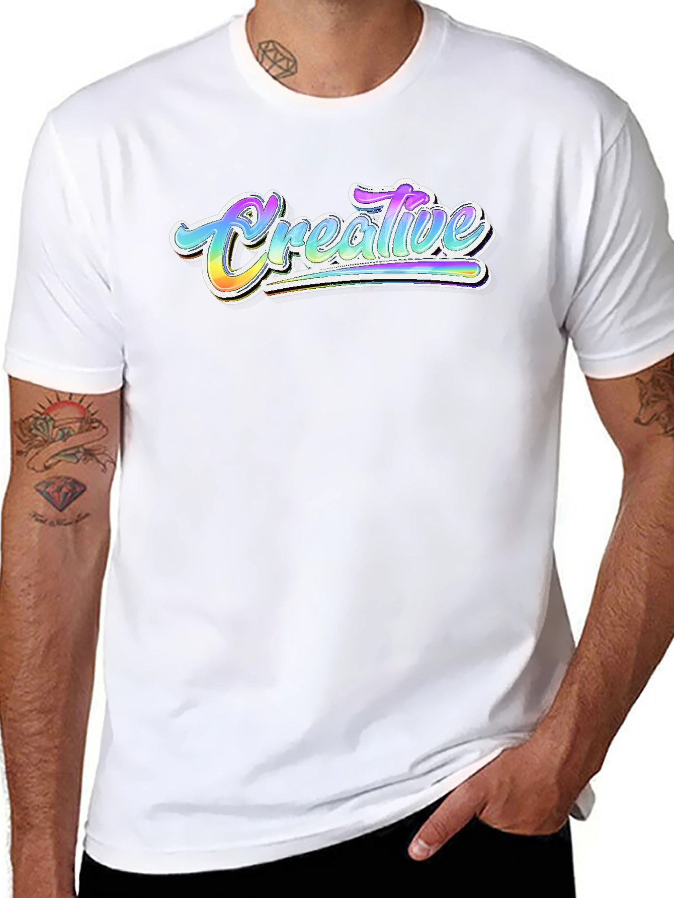 Creative Graphic T-Shirt - Soft Cotton Blend