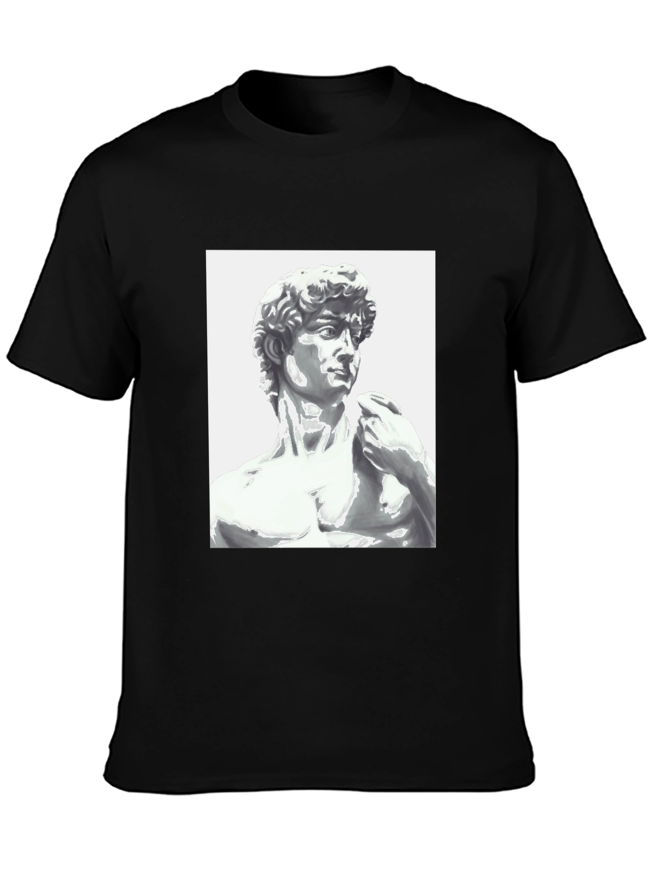 Michelangelos David T-Shirt - Black