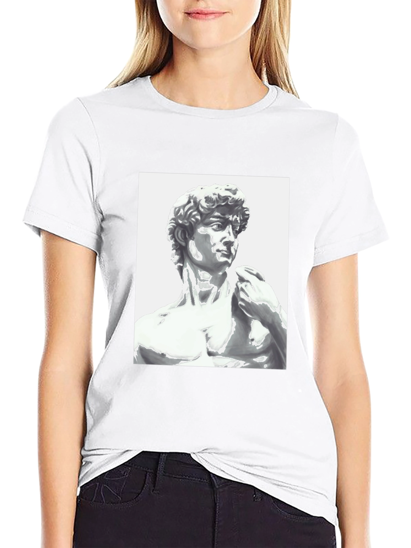 Michelangelos David T-Shirt - Black
