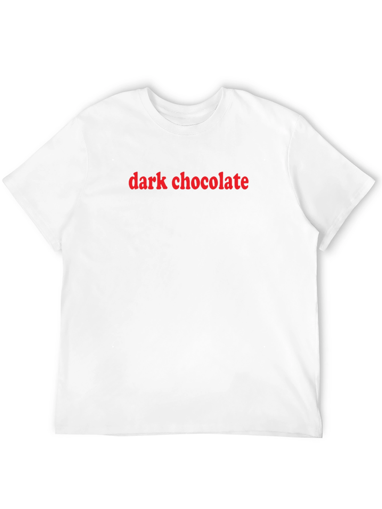 Dark Chocolate Graphic Tee - Soft Cotton Blend