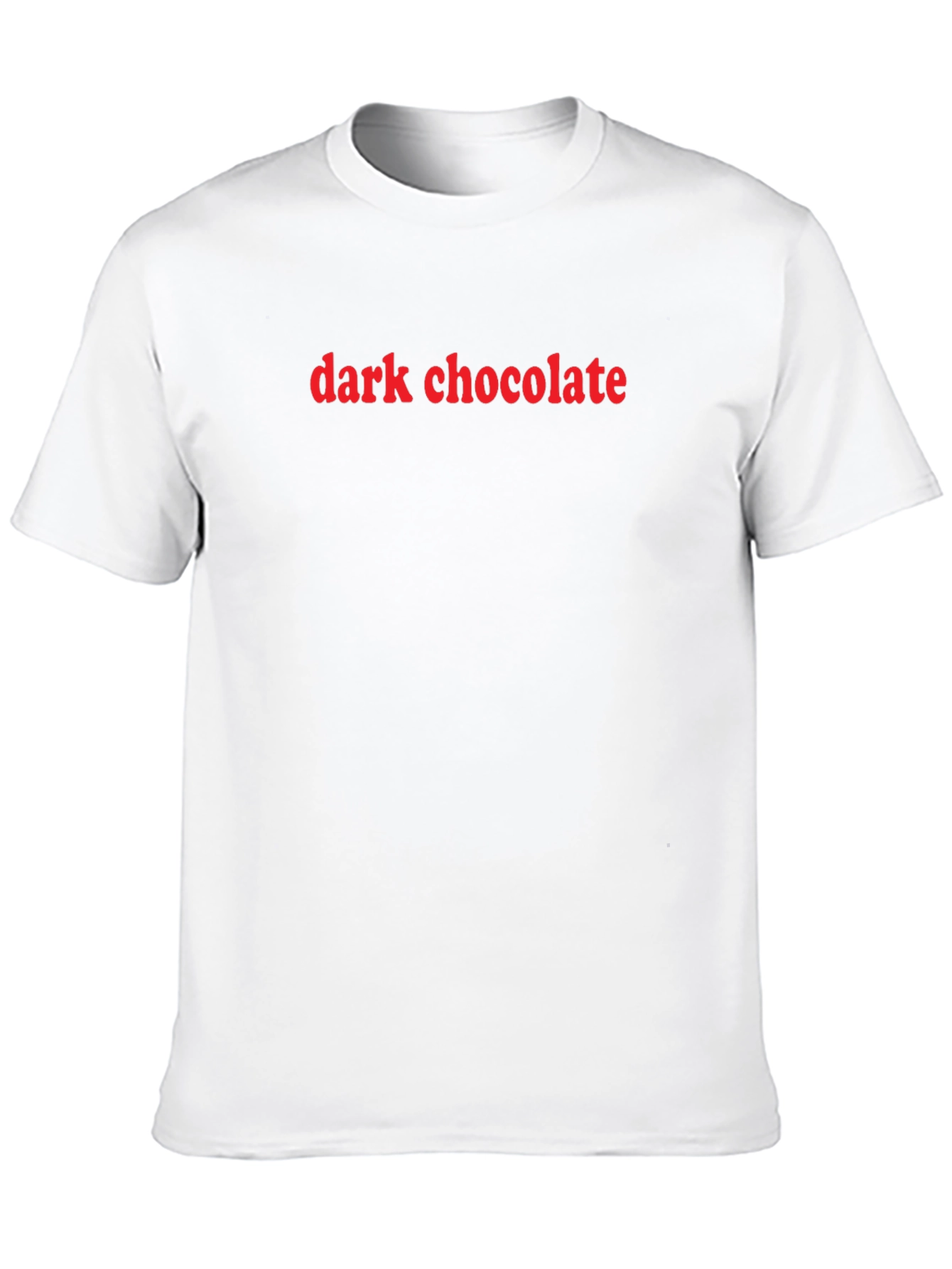 Dark Chocolate Graphic Tee - Soft Cotton Blend