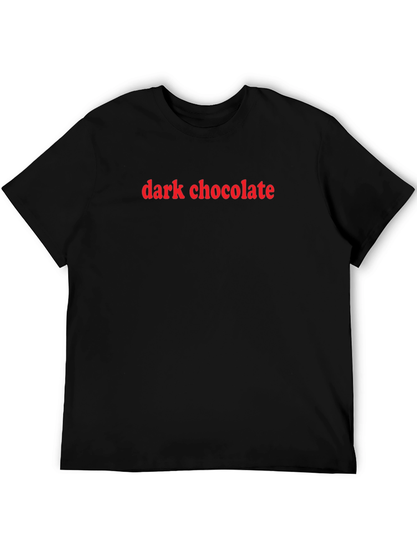 Dark Chocolate Graphic Tee - Soft Cotton Blend