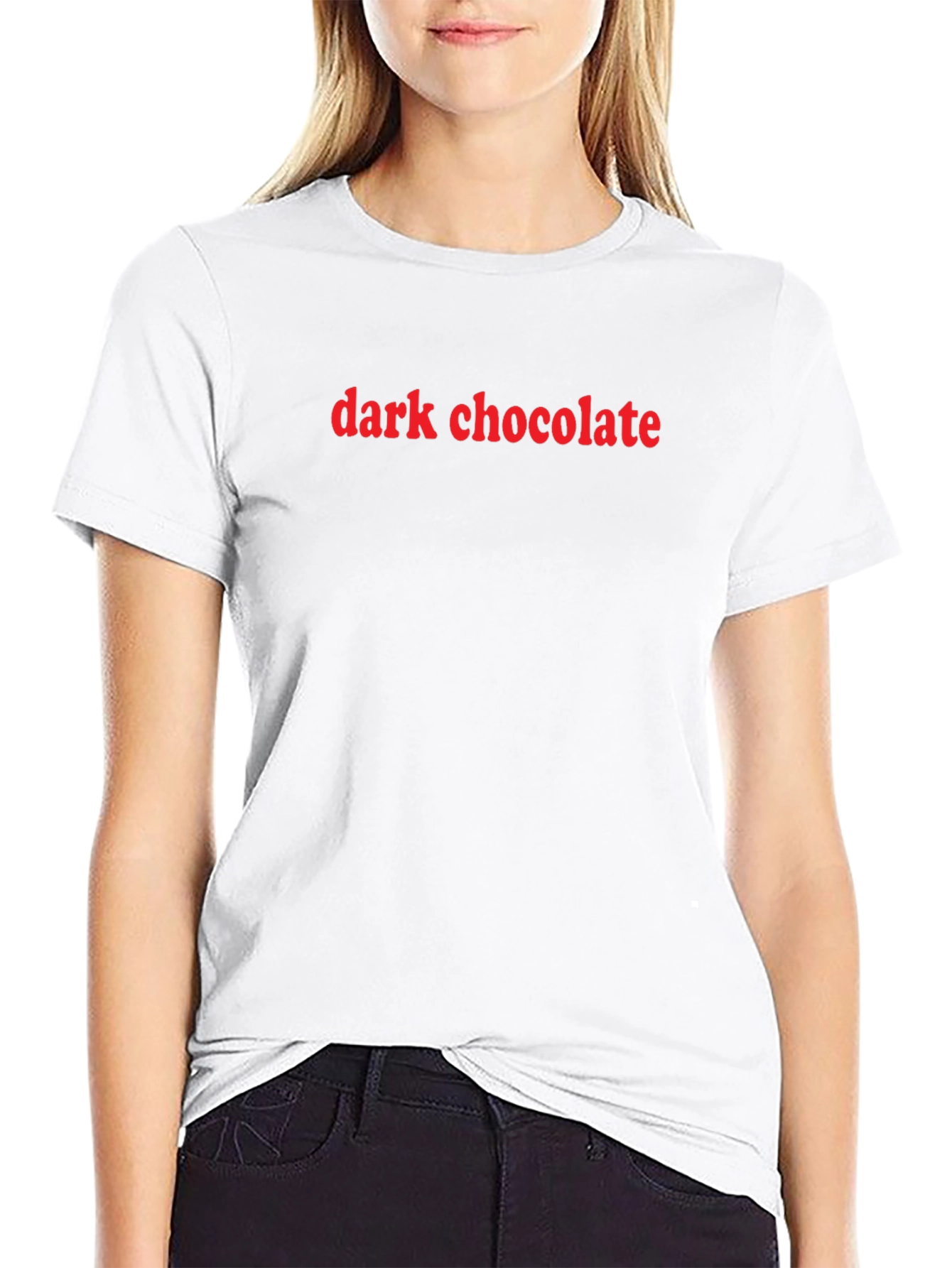 Dark Chocolate Graphic Tee - Soft Cotton Blend