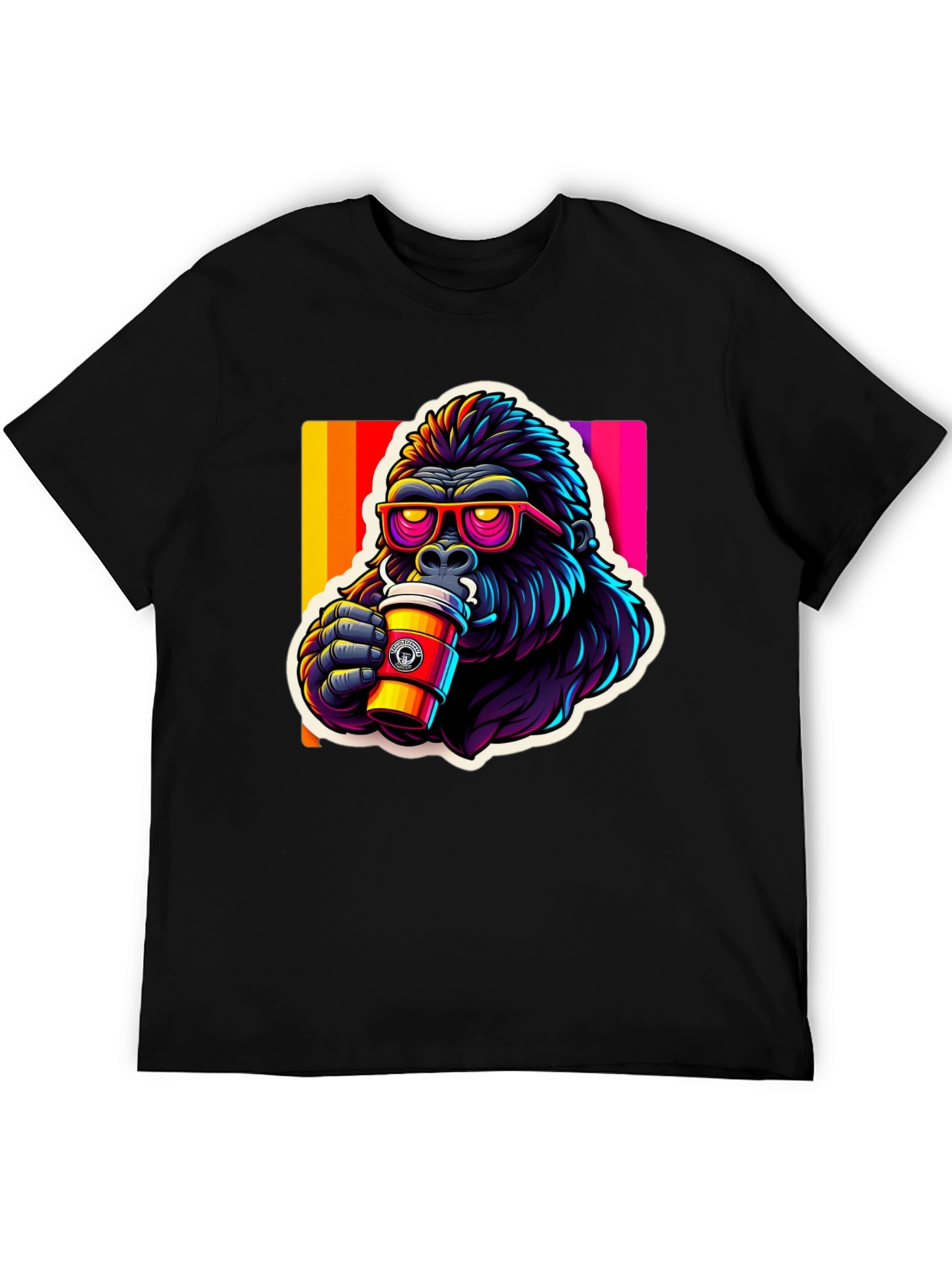 Cool Gorilla Coffee T-Shirt - Stylish Graphic Tee