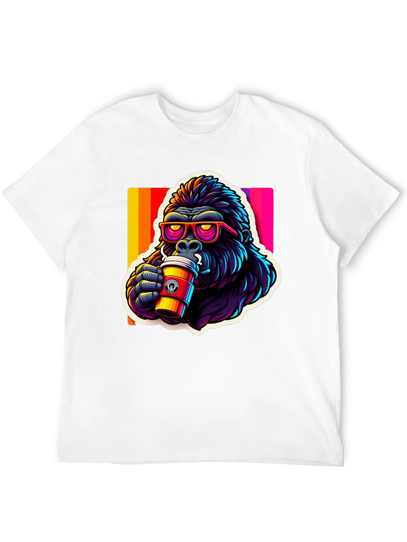 Cool Gorilla Coffee T-Shirt - Stylish Graphic Tee