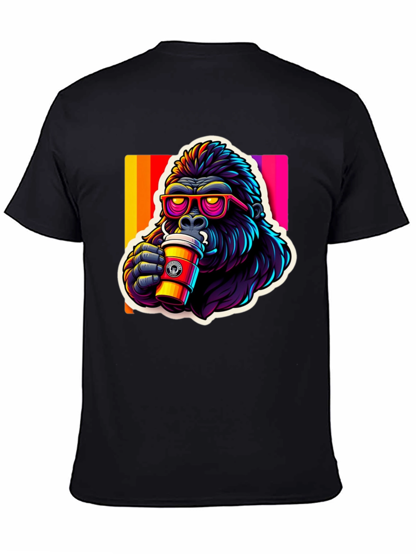 Cool Gorilla Coffee T-Shirt - Stylish Graphic Tee