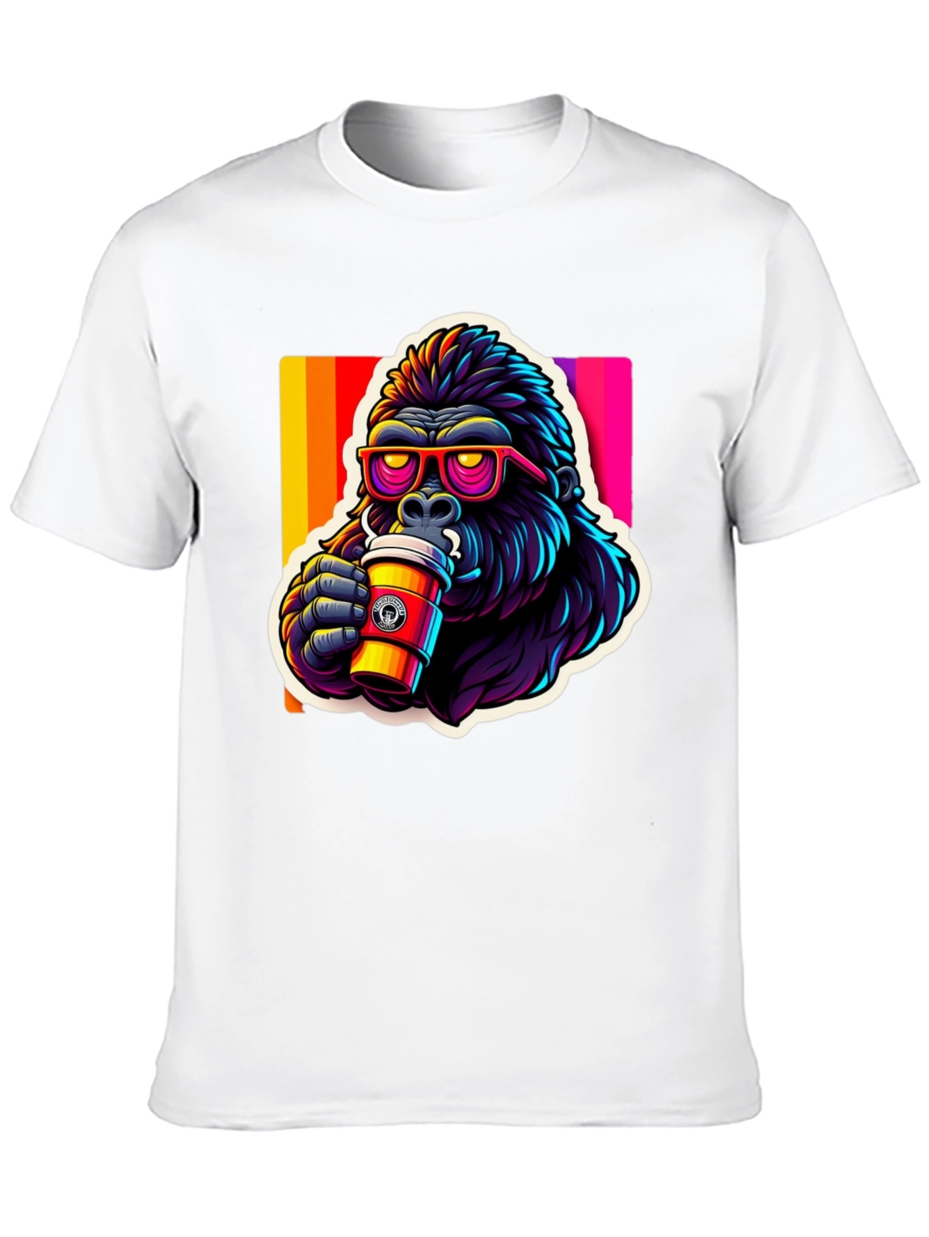 Cool Gorilla Coffee T-Shirt - Stylish Graphic Tee