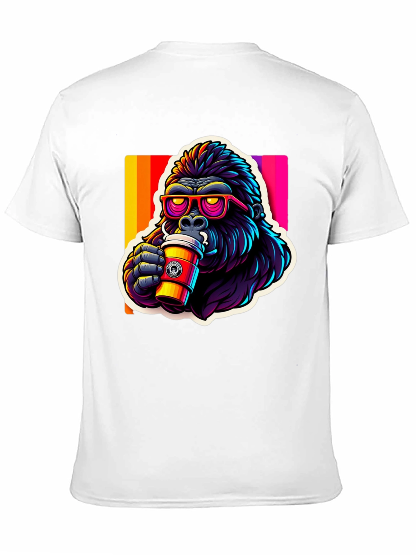 Cool Gorilla Coffee T-Shirt - Stylish Graphic Tee
