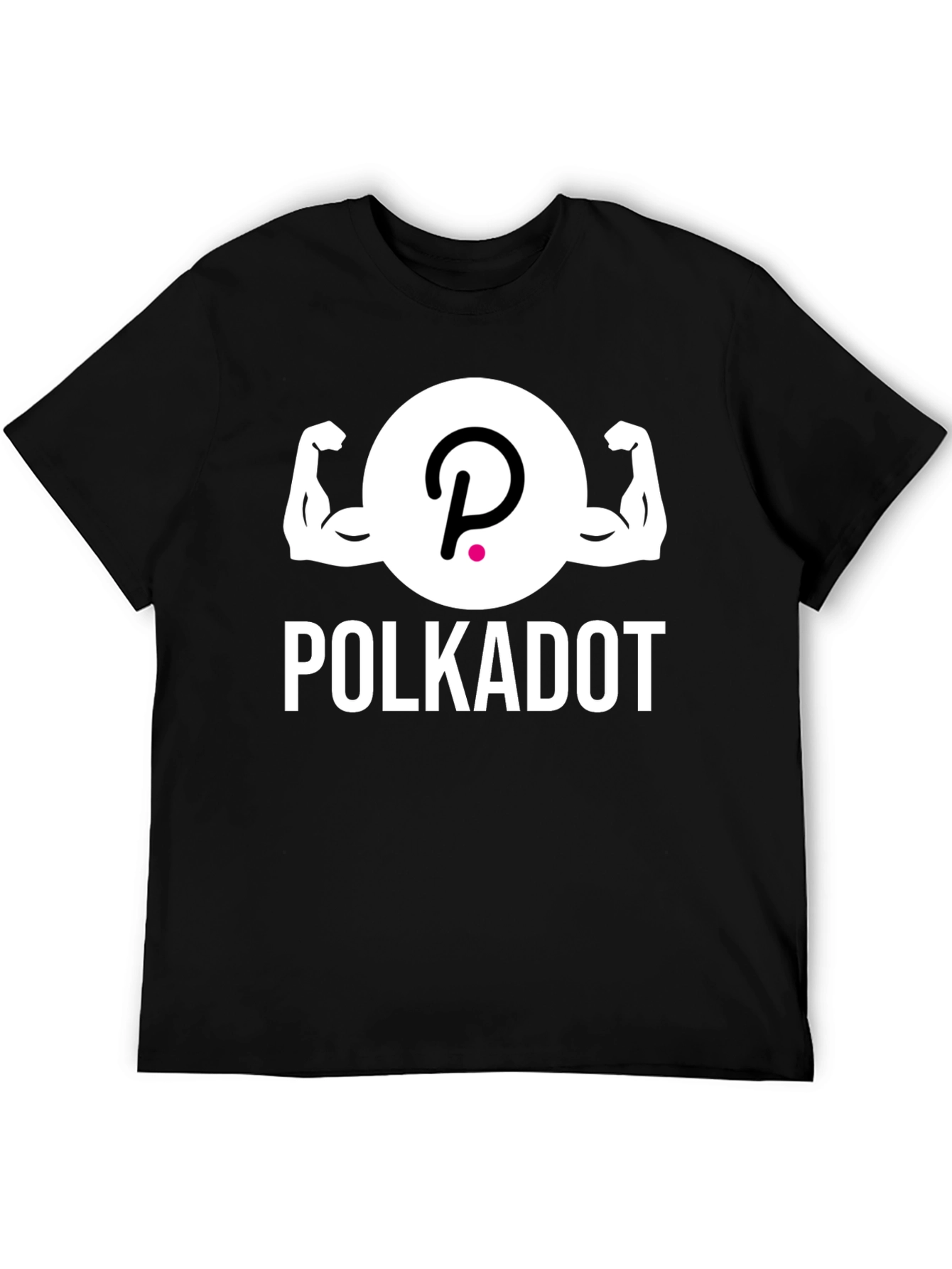 Polkadot Crypto Muscle T-Shirt - Black