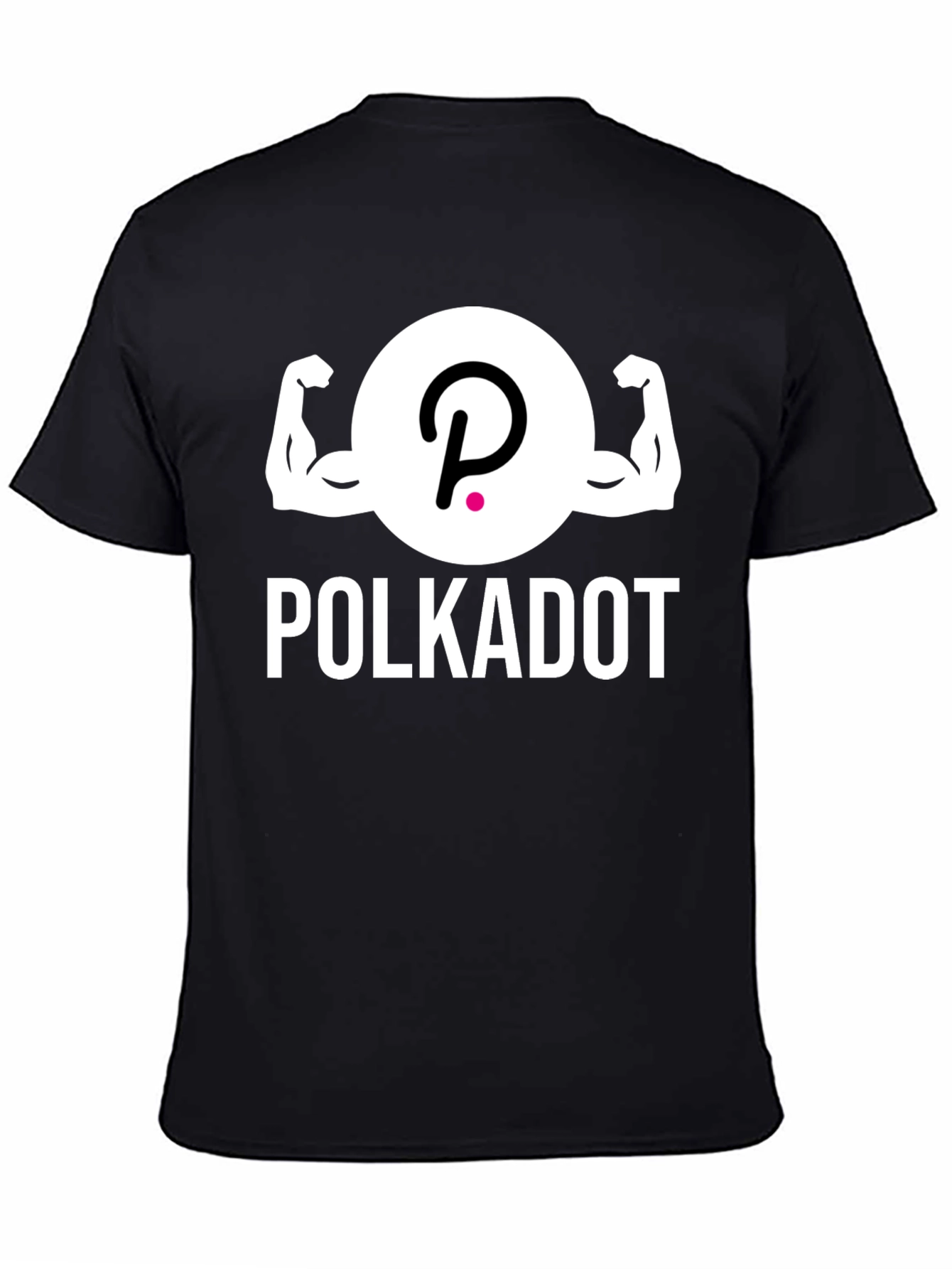 Polkadot Crypto Muscle T-Shirt - Black