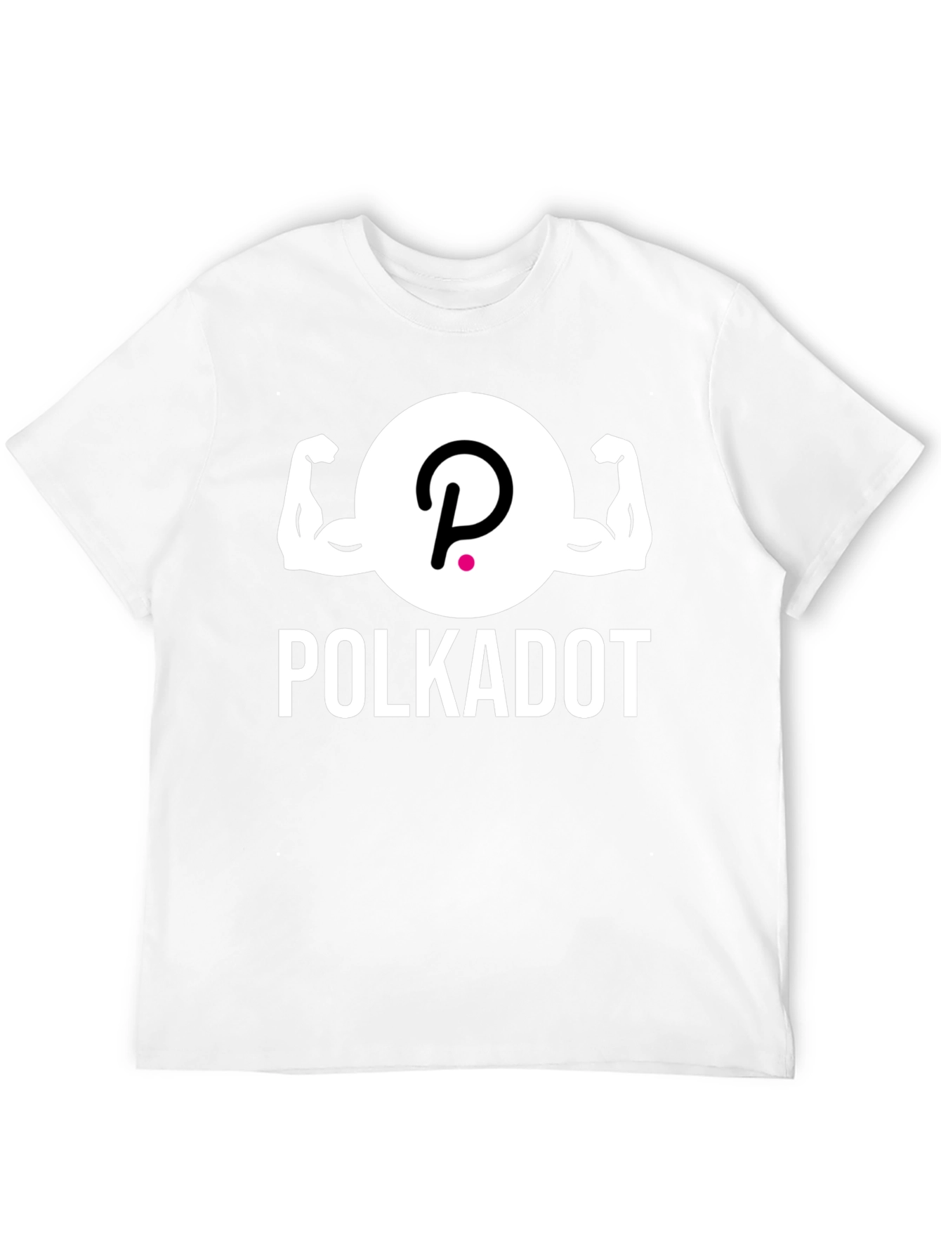 Polkadot Crypto Muscle T-Shirt - Black