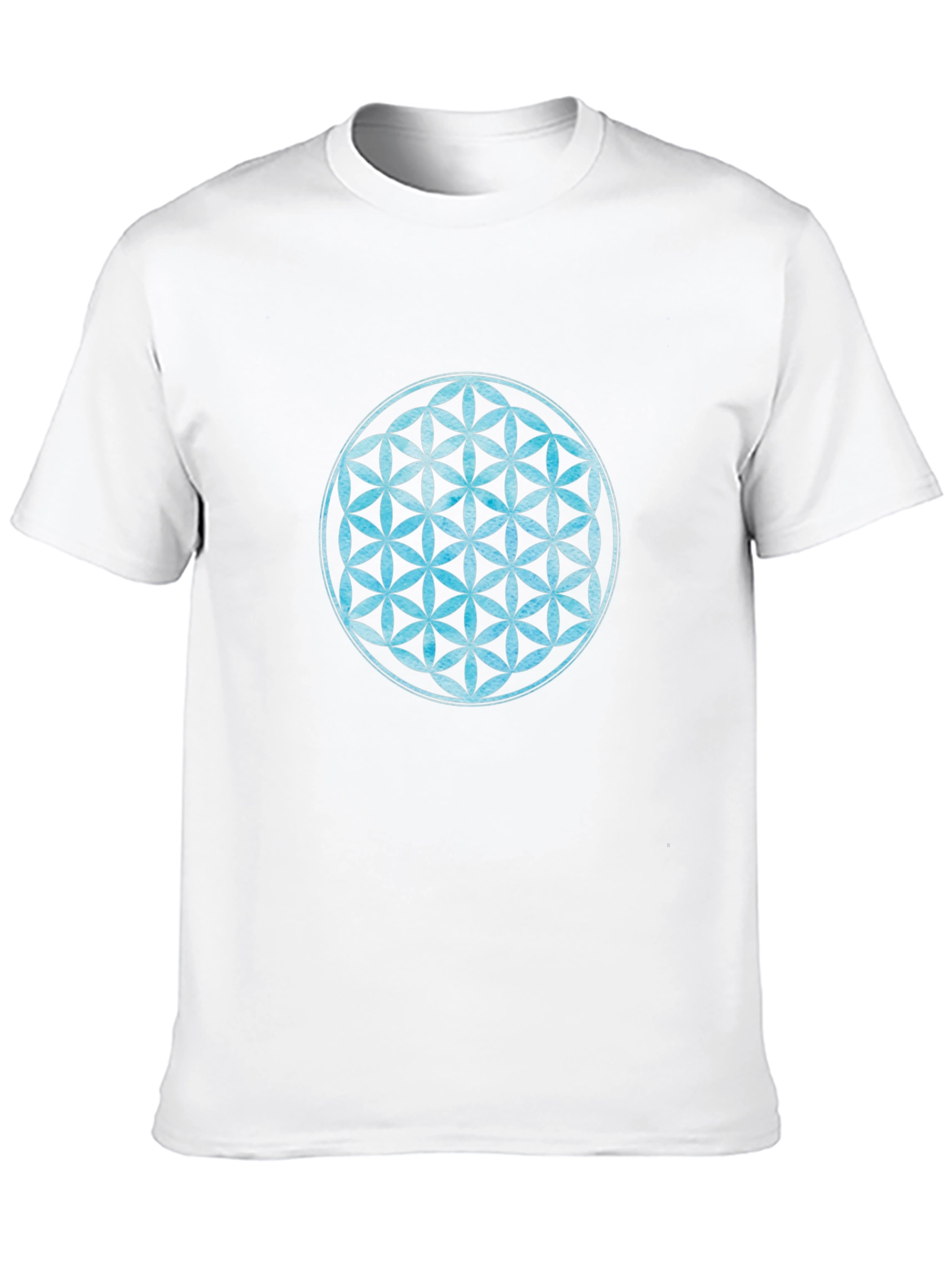 Flower of Life Black Graphic T-Shirt