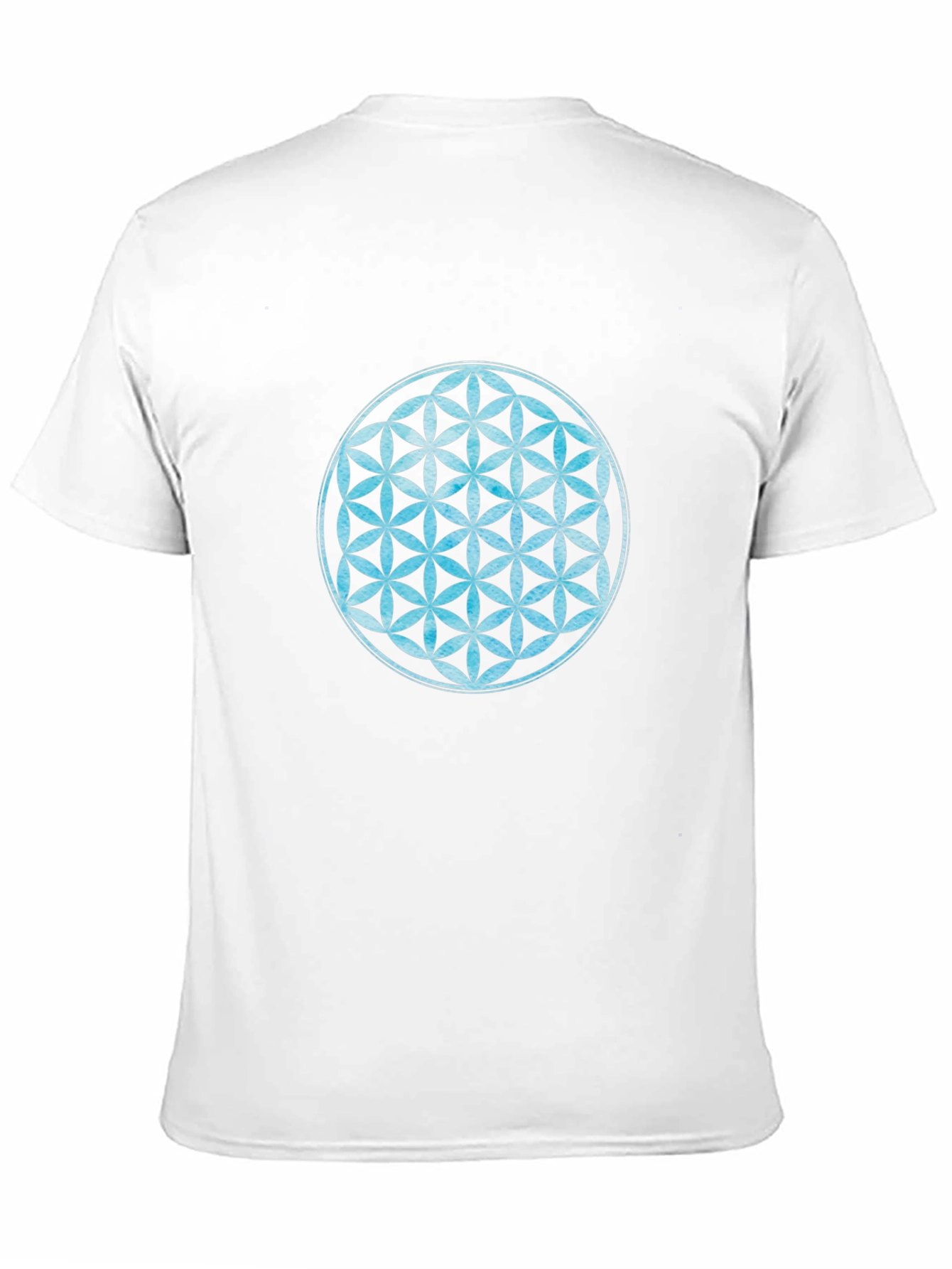 Flower of Life Black Graphic T-Shirt