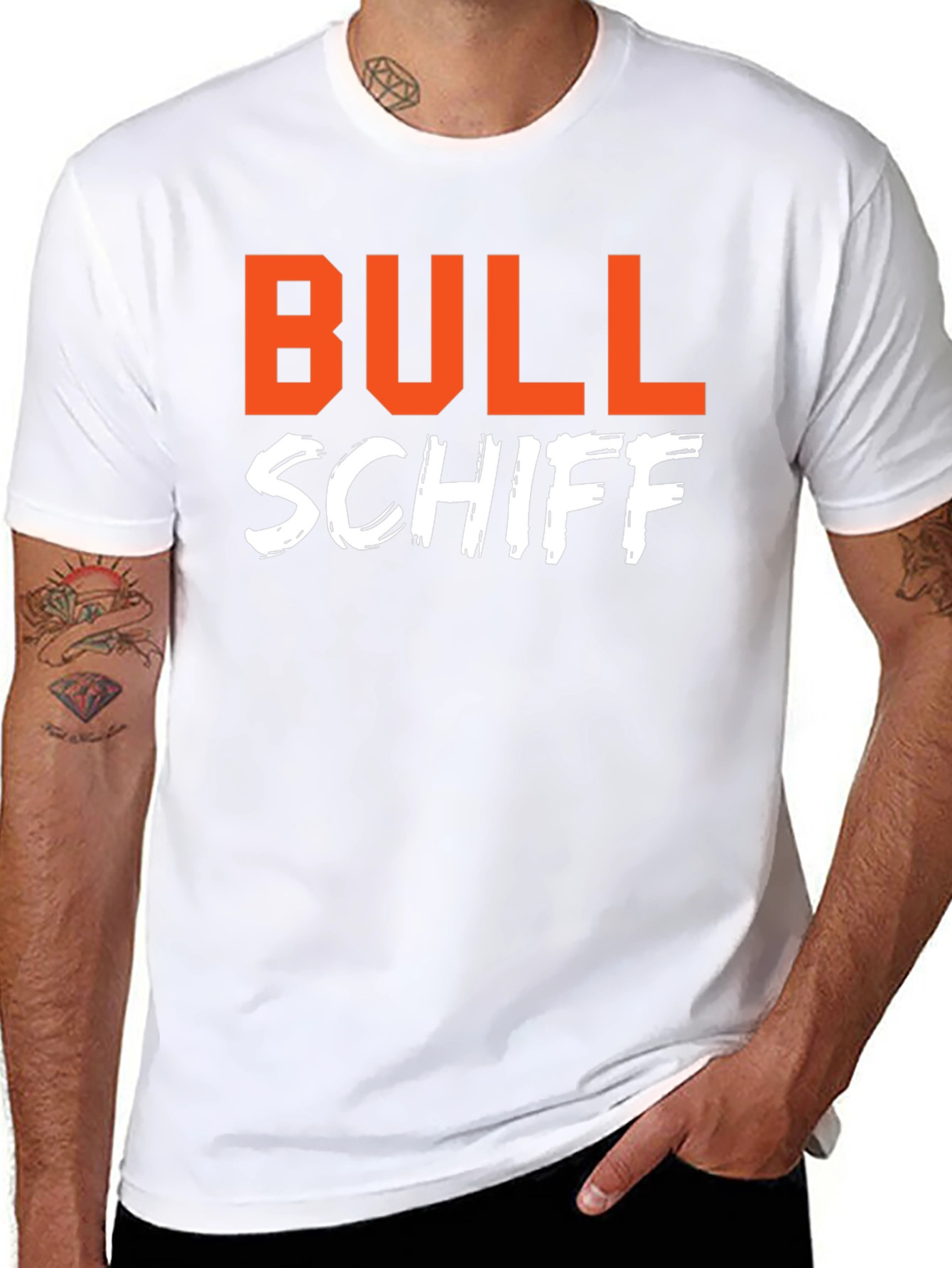 Bull Schiff T-Shirt - Funny Graphic Tee