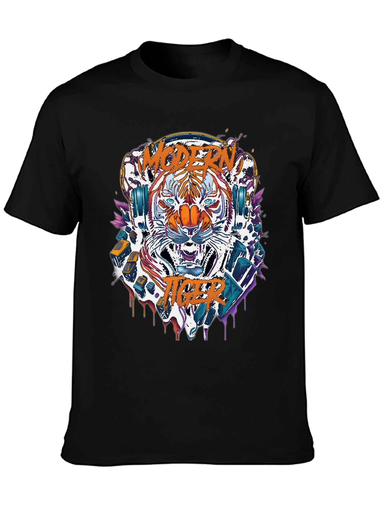 Modern Tiger Graphic Tee