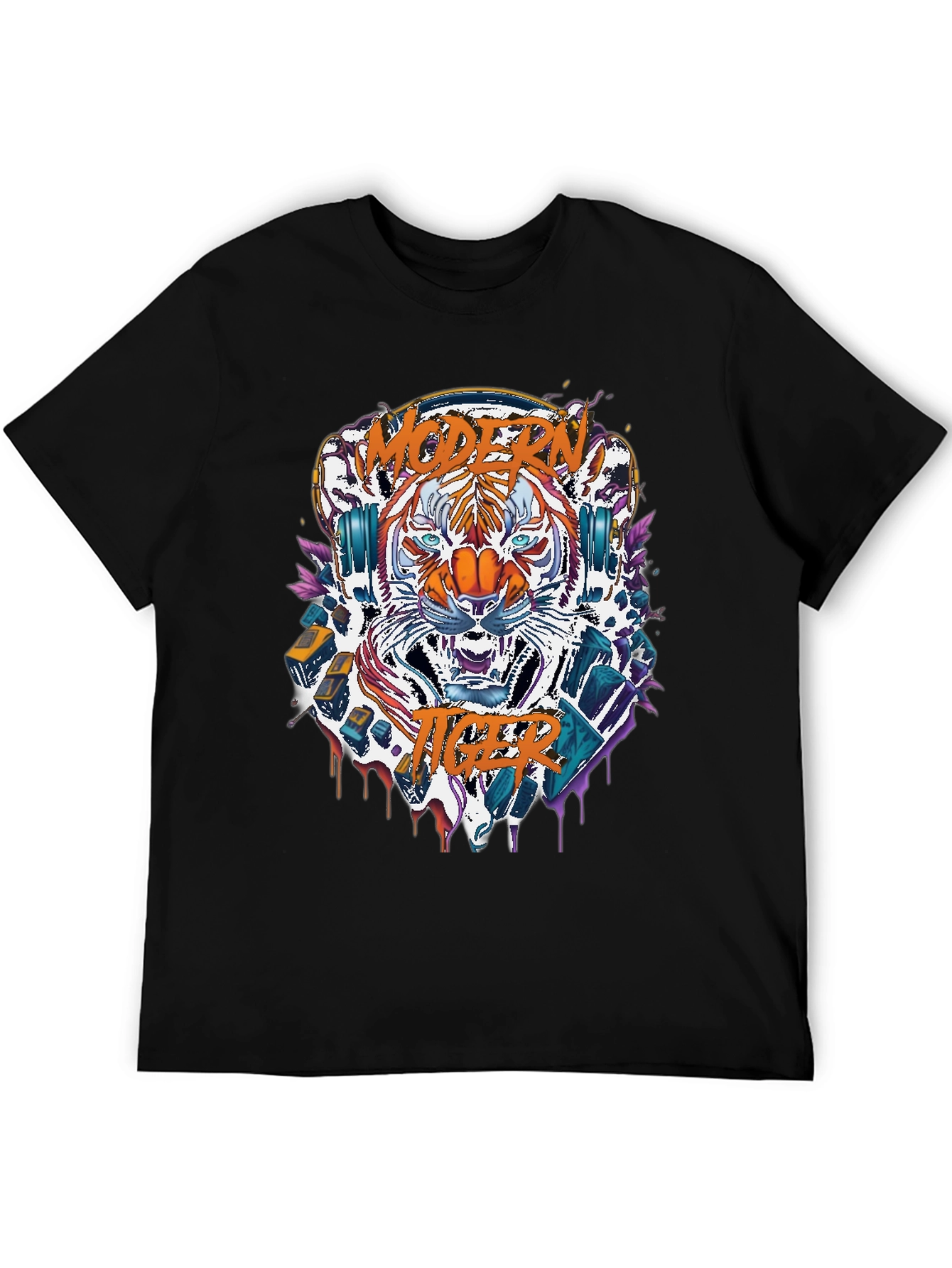 Modern Tiger Graphic Tee