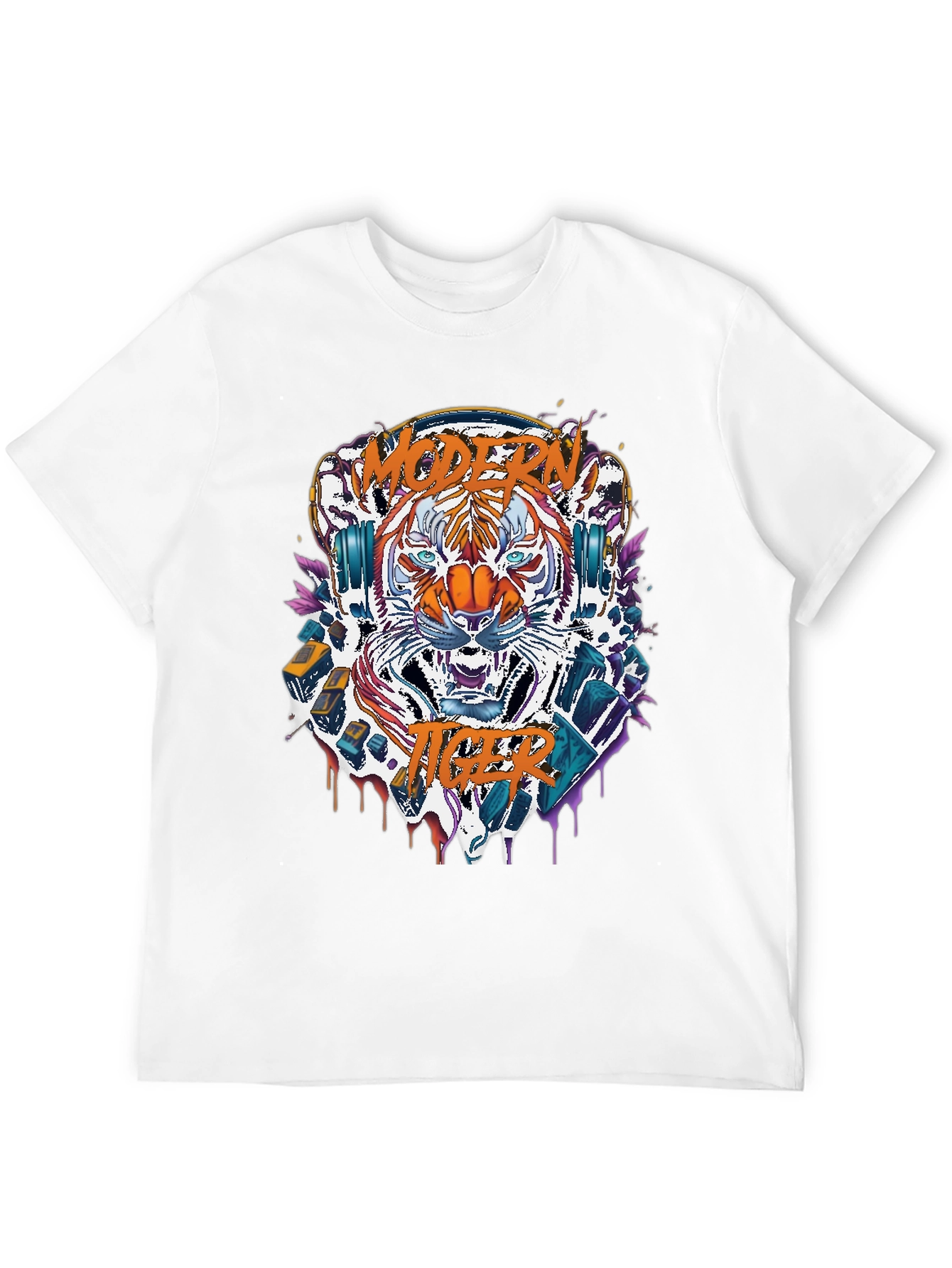 Modern Tiger Graphic Tee